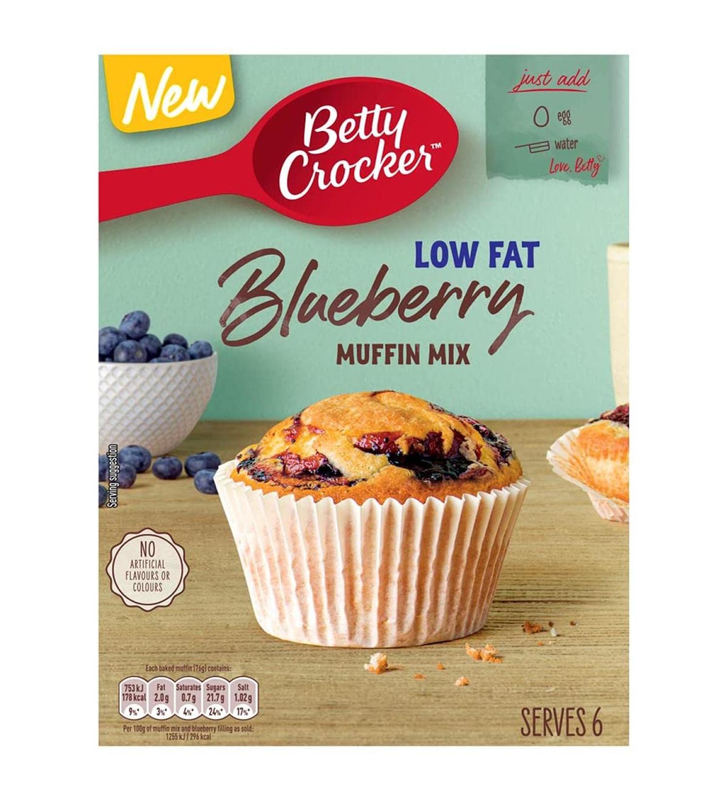 Betty Crocker Low Fat Blueberry Muffin Mix 335g