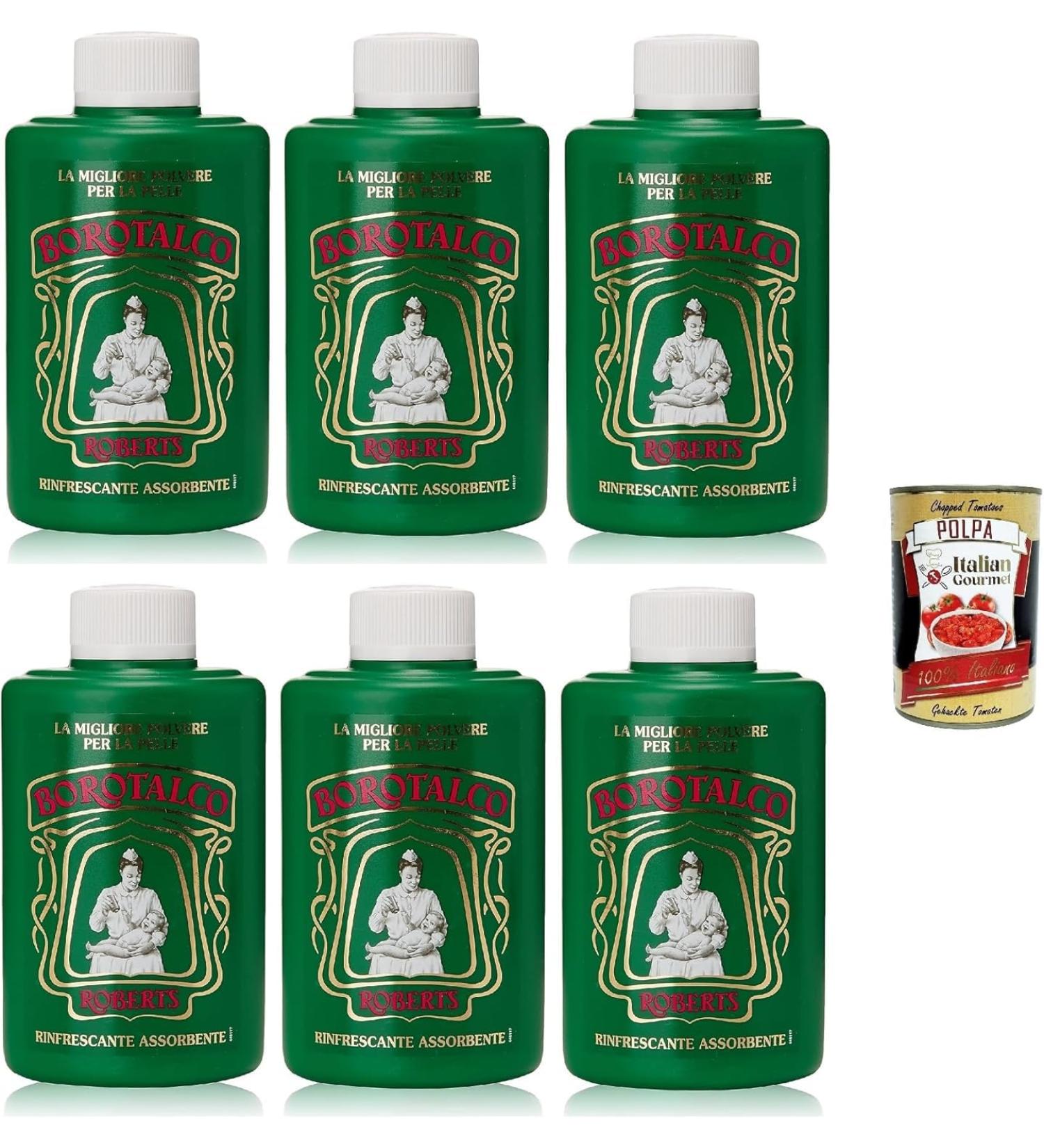 Italian Gourmet bundle - Poudre fra che Talc Bocal - 6x 200 gr Naturelle Absorbe efficacement l'humidit rafra chit et adoucit la peau particuli rement aux peaux sensibles + Italian Gourmet polpa - Buy Online on GoSupps.com