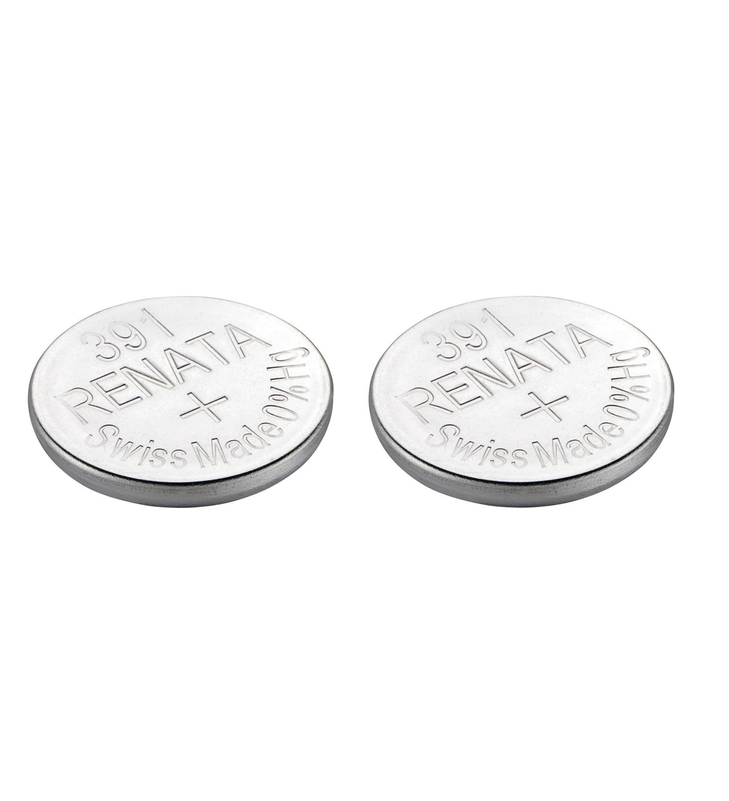 Renata Watch Battery Swiss Made Renata 391 or SR1120SW Or AG8 1.5V (2 Batteries 391 Or SR 1120 SW)