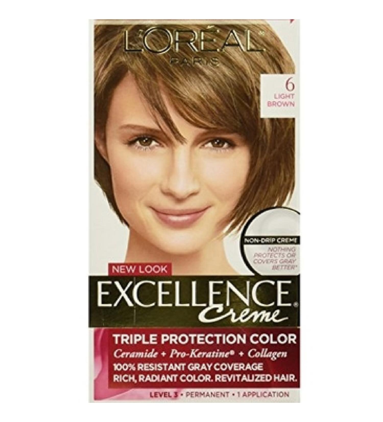 L'Oreal Excellence Creme Light Brown 6 1 Each