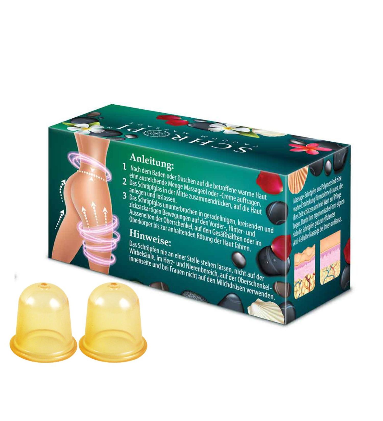 Schropi Massage Cupping Set of 2 - Enhance Your Wellness with SchropiTM | International Shipping Available - Buy Online on GoSupps.com