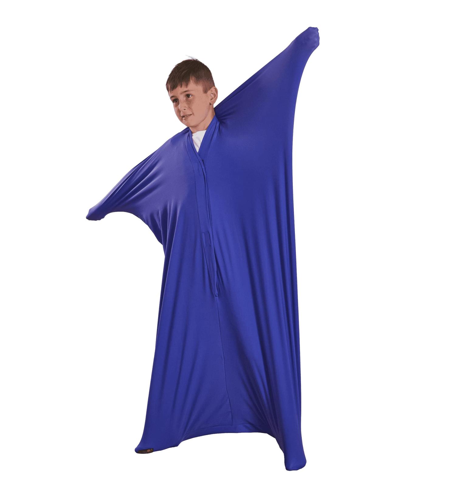 Sensory Direct Body Sock for Autism - Medium & Blue | for Kids Adults Boys & Girls | Full Body Wrap for Hyposensitivity Compression Anxiety ADHD ASD Special Needs Medium (120cm x 70cm) Blue