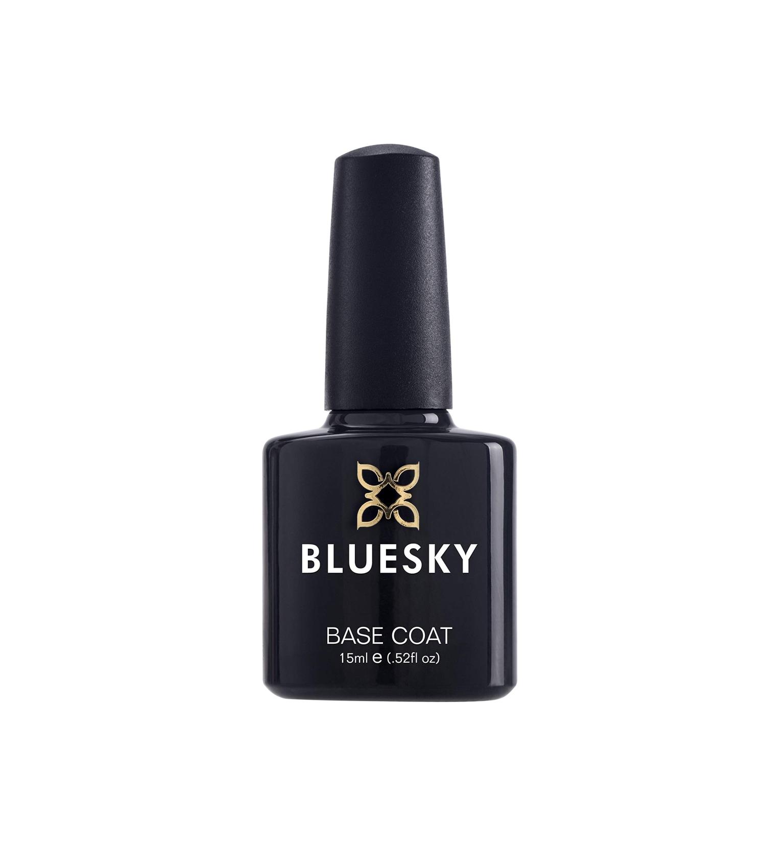 Bluesky Gel Nail Polish Base Coat Soak Off UV LED Gel Polish Strong Adhesion Long Lasting Manicures Clear Large 15 ml Base 15 ml (Pack of 1) - Buy Online on GoSupps.com
