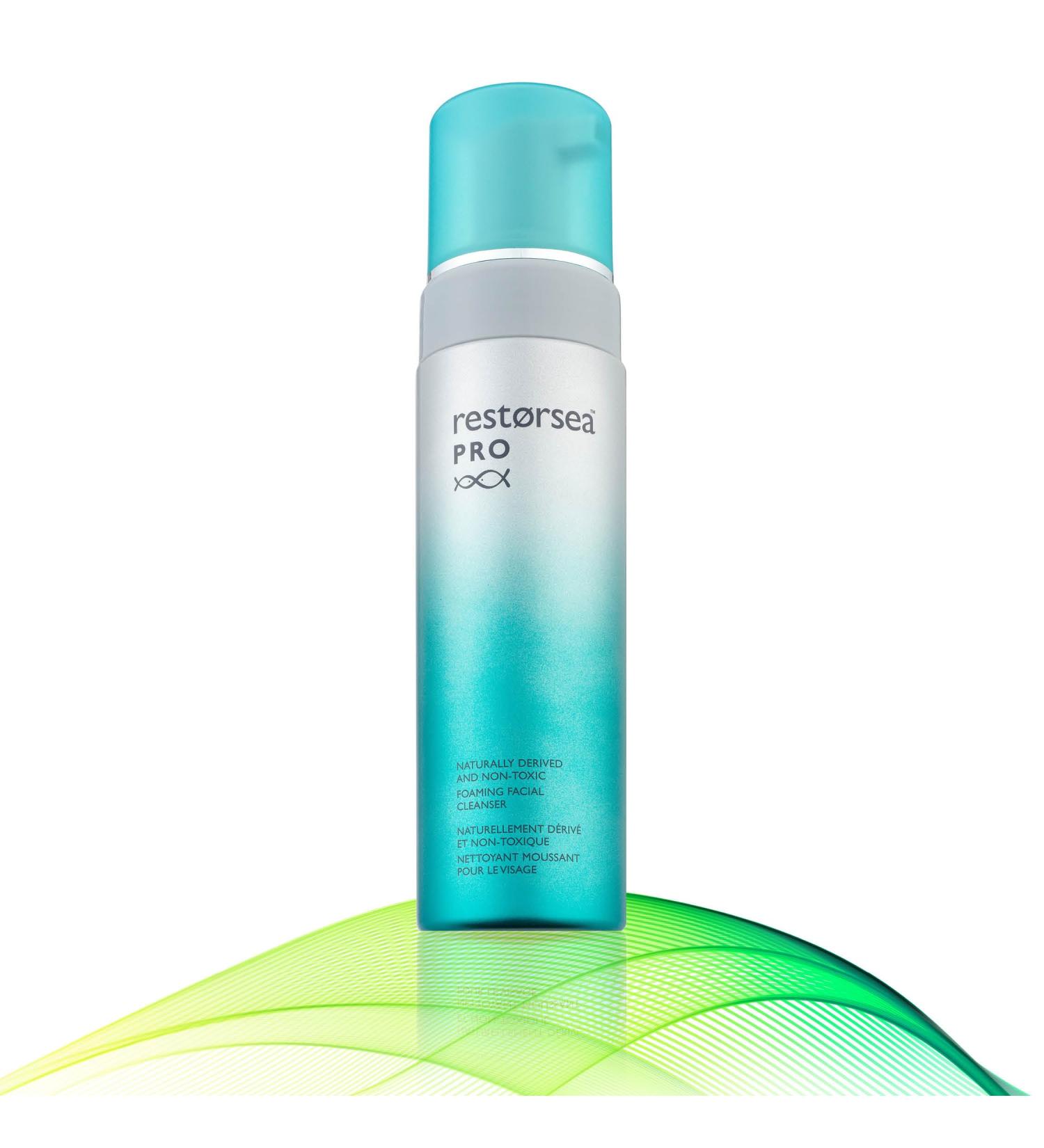 Restorsea PRO Foaming Cleanser Sulfate-Free Face Wash with Aquabeautine XL & Songyi Mushroom Gently Exfoliates Brightens Clears Pores For Normal to Oily Skin Hypoallergenic 6.7 Oz - Buy Online on GoSupps.com