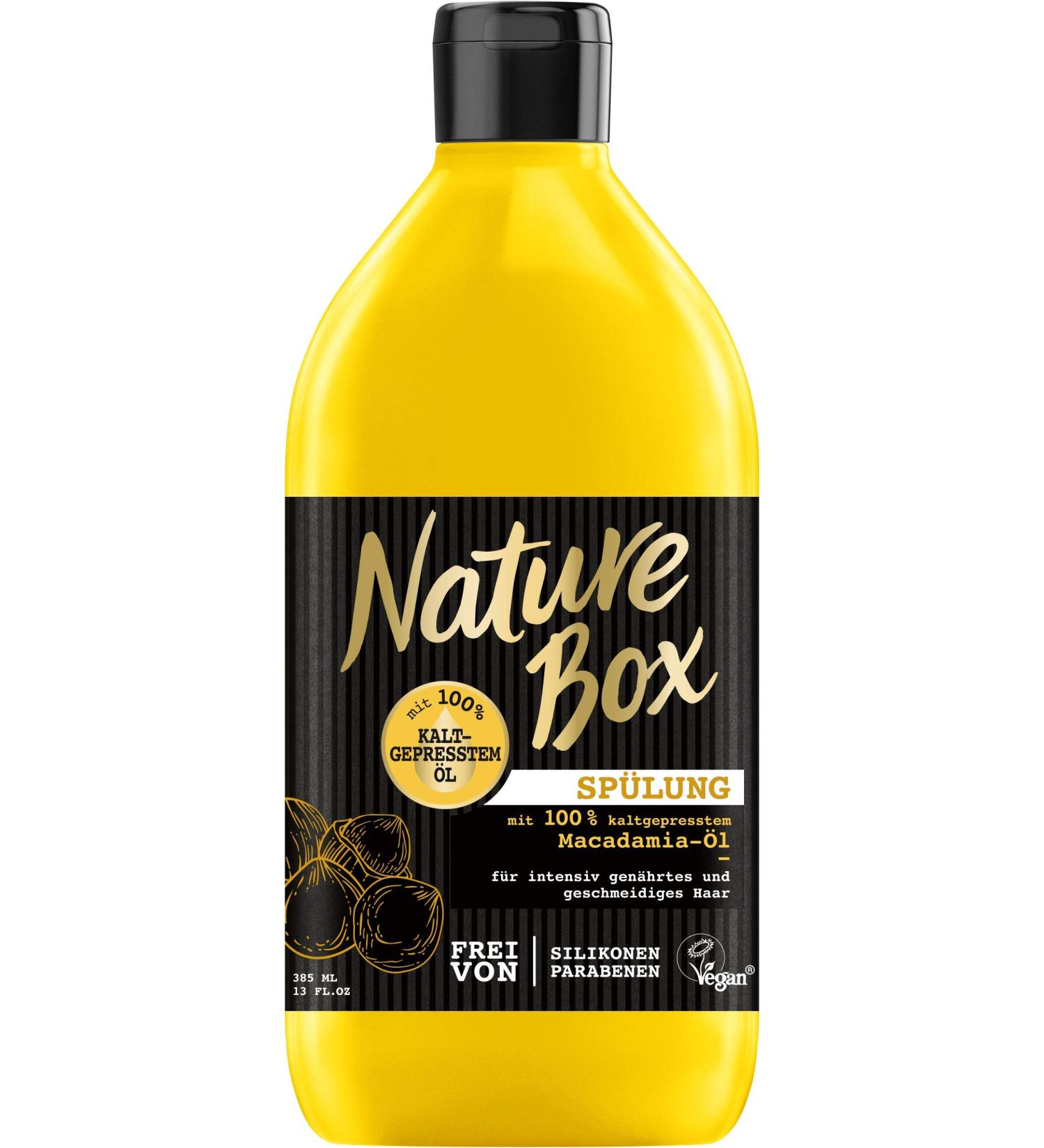 Nature Box Macadamia Oil Conditioner - Pack of 3 (3 x 385ml) | Nourishing Hair Care - International Shipping Available - Buy Online on GoSupps.com
