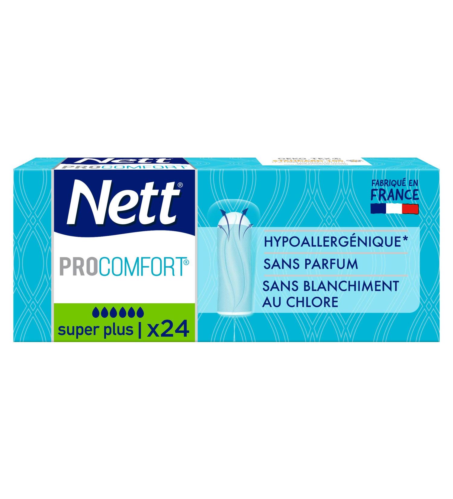 Nett Procomfort Digital Tampons Super Plus - Box of 24 | Best International Shipping - Buy Online on GoSupps.com