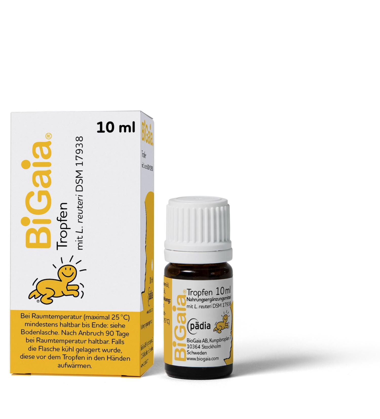 Bigaia Drops 10ml | L. Reuteri for Infant Gut Health | Safe for Babies from Birth - Buy Online on GoSupps.com