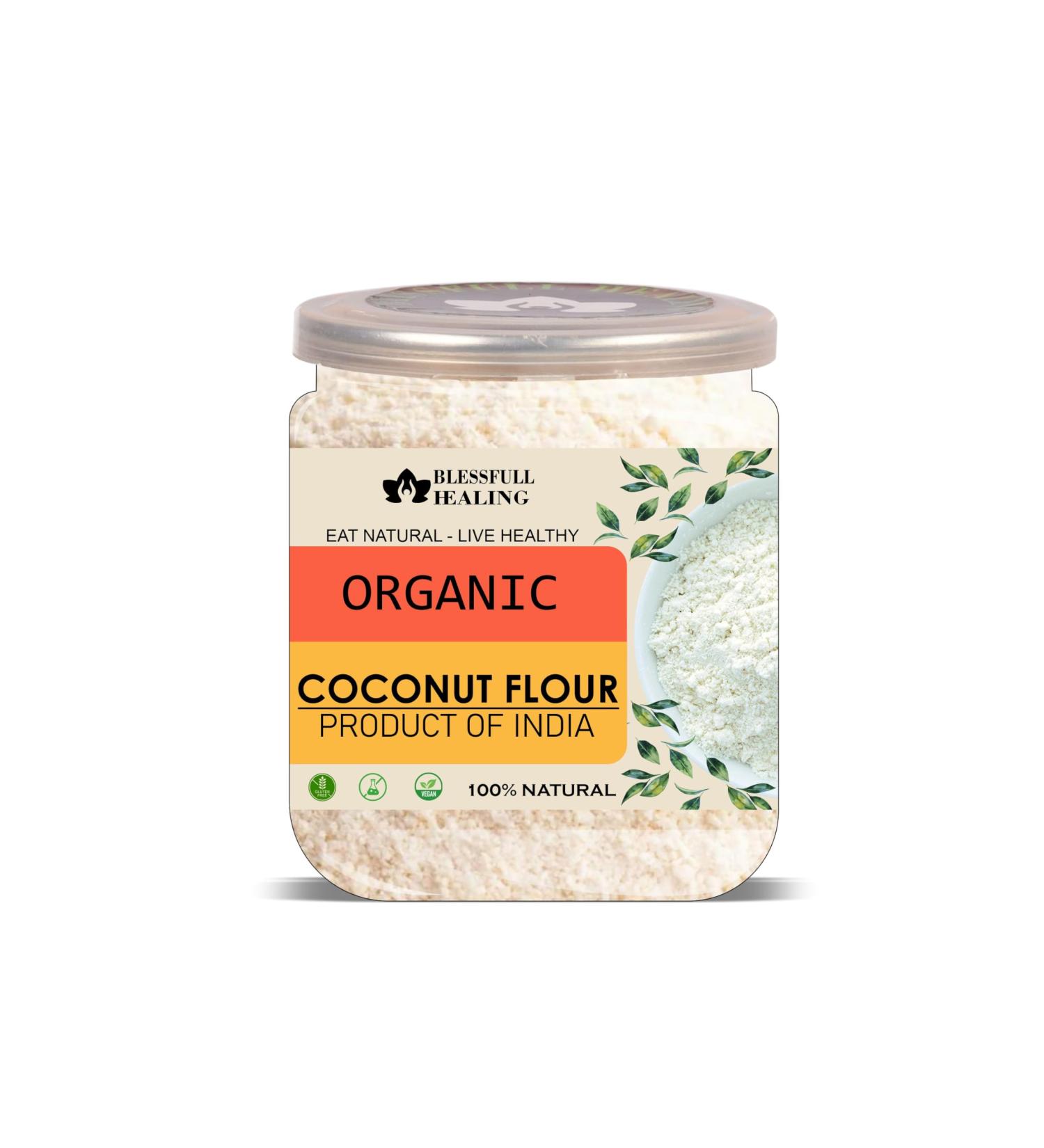 Blessfull Healing Organice Coconut Flour 2 lb (907 Gram) - Buy Online on GoSupps.com