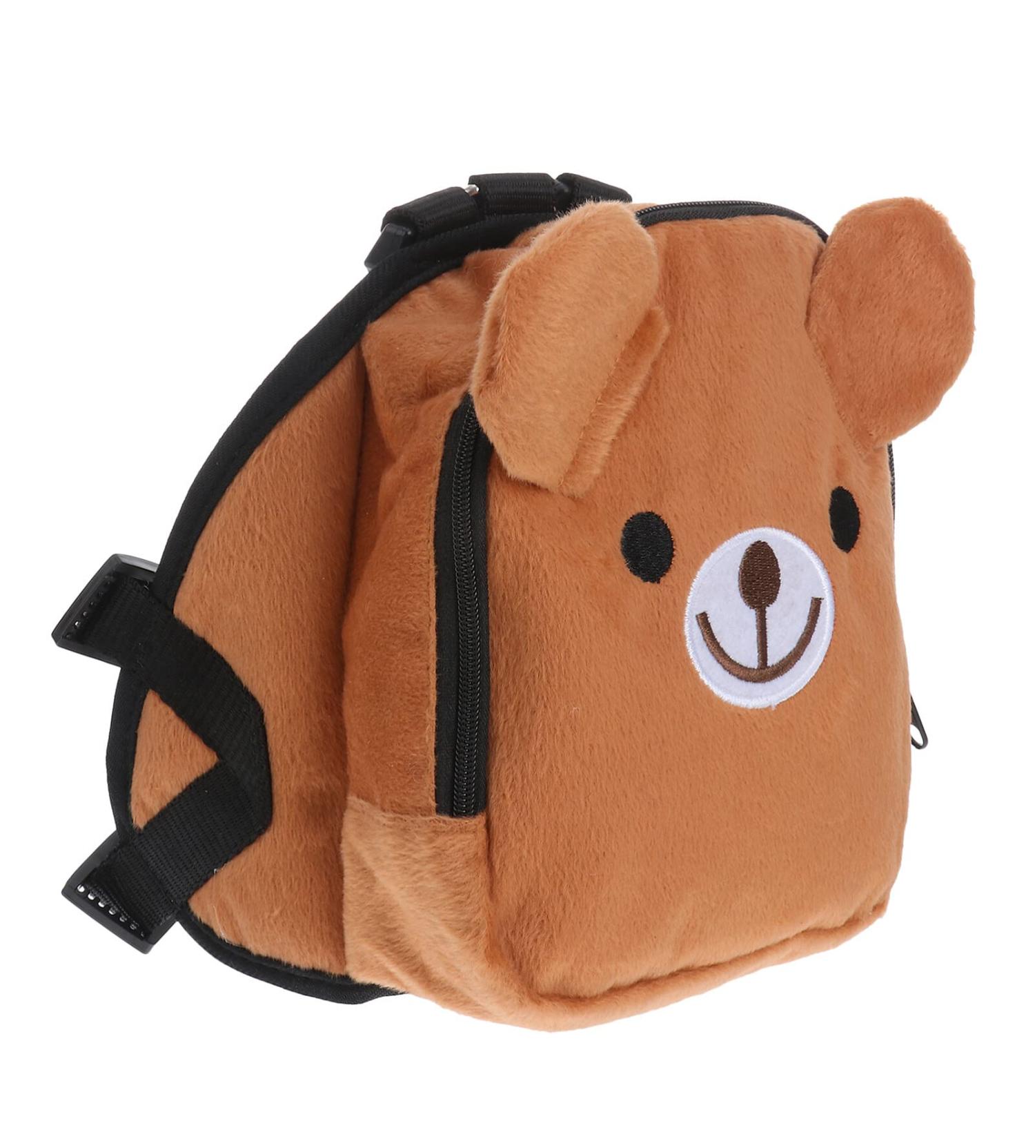 UEETEK Adjustable Dog Backpack for Hiking & Travel | Outdoor Camping Gear | Brown 14x13x6cm - Buy Online on GoSupps.com