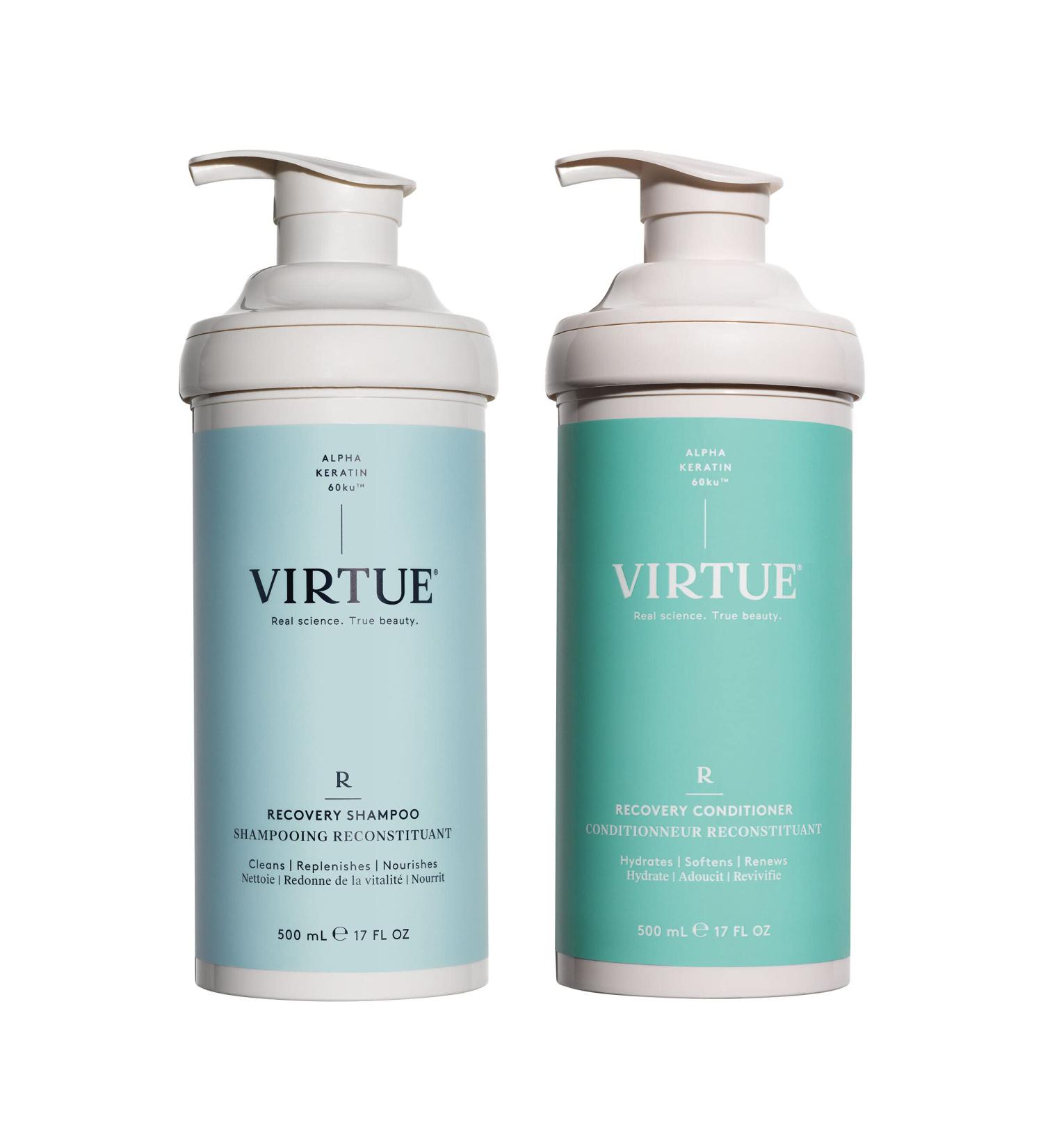 VIRTUE Recovery Shampoo & Conditioner Set - Large 17 oz Size - Buy Online on GoSupps.com