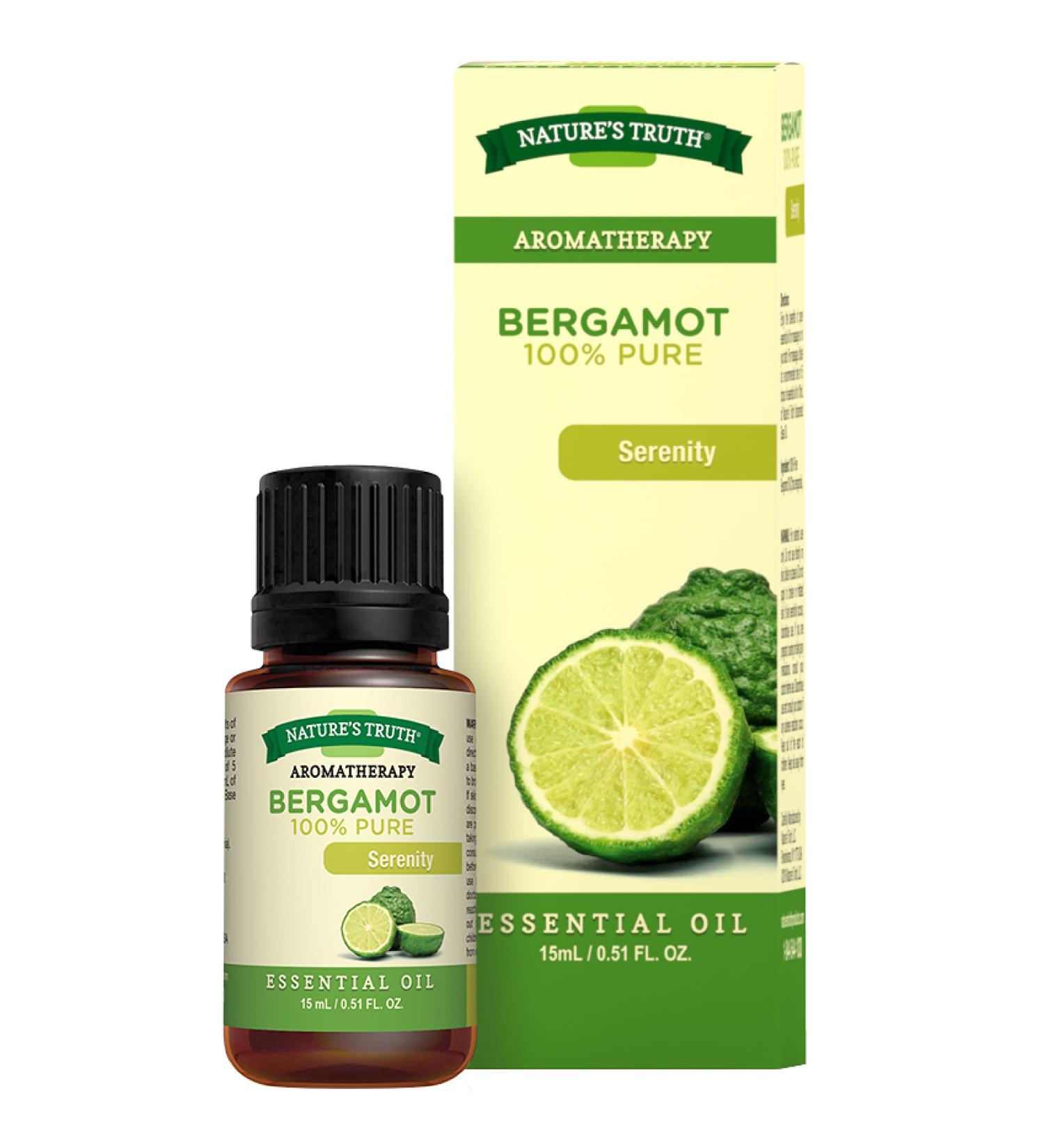 Buy Nature's Truth Bergamot Essential Oil 0.51 oz - Premium Quality Vitamins for Wellbeing | International Shipping Available - Buy Online on GoSupps.com