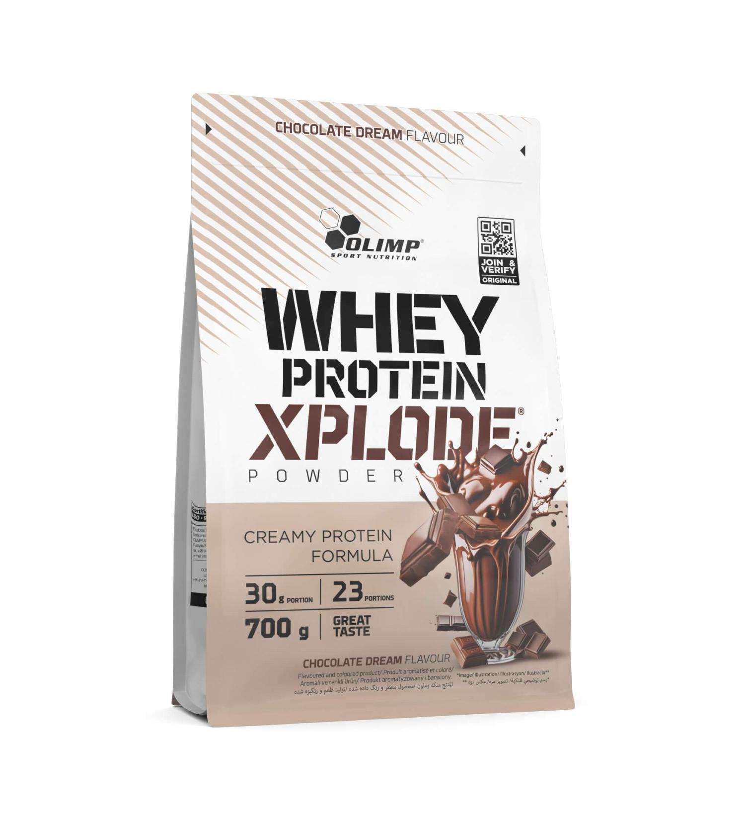 Olimp Whey Protein Xplode Powder - 700g - chocolat - Buy Online on GoSupps.com