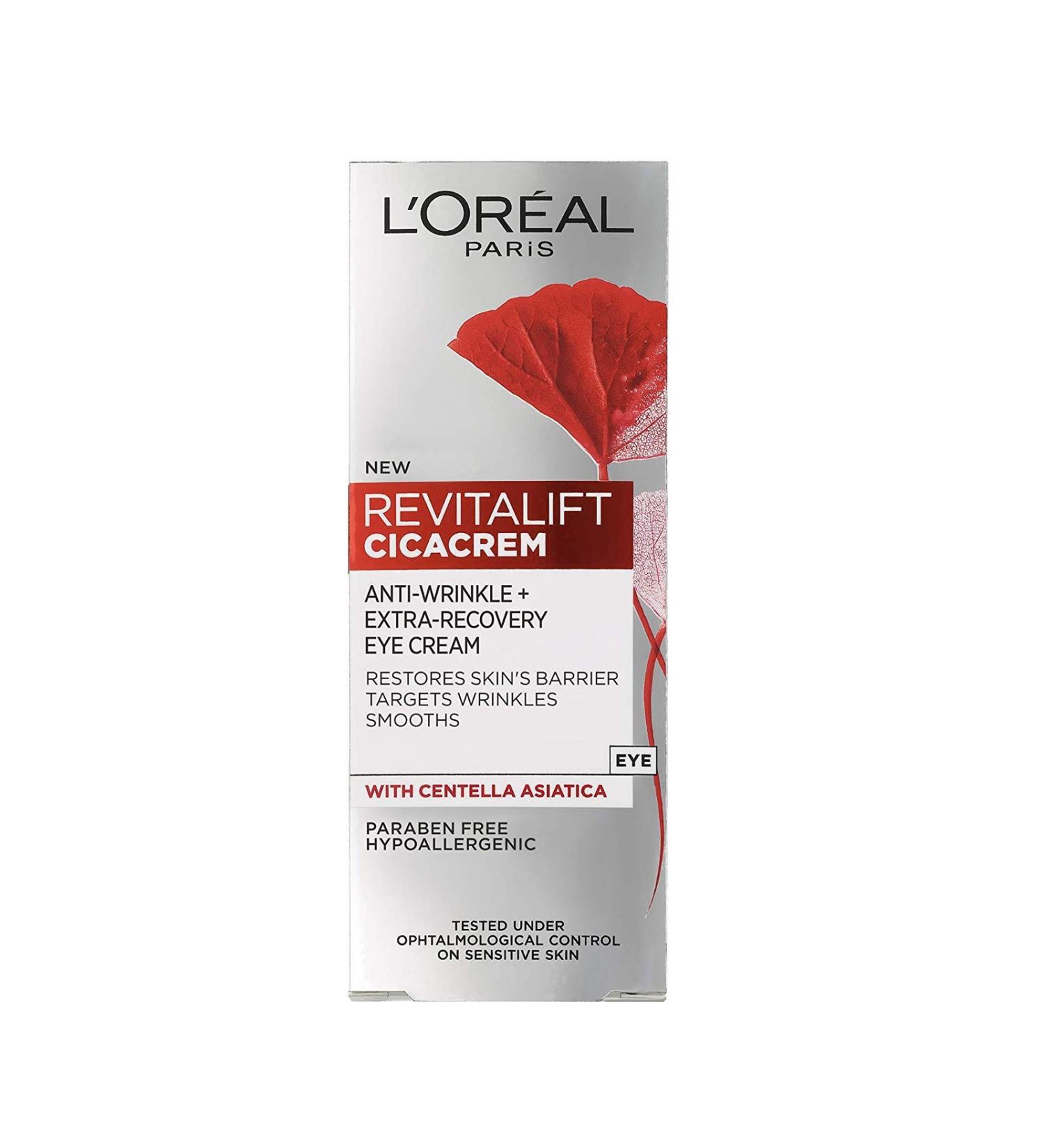 L'Oreal Skincare Revitalift Cicacrem Eye Cream 3 x 15 ml