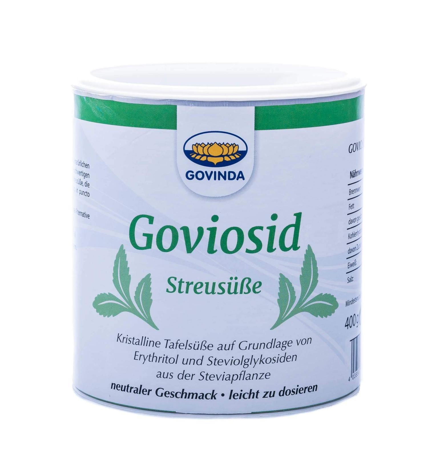 Buy Govinda Goviosid Granules - 400g Sugar-Free Sweetener | International Shipping Available - Buy Online on GoSupps.com