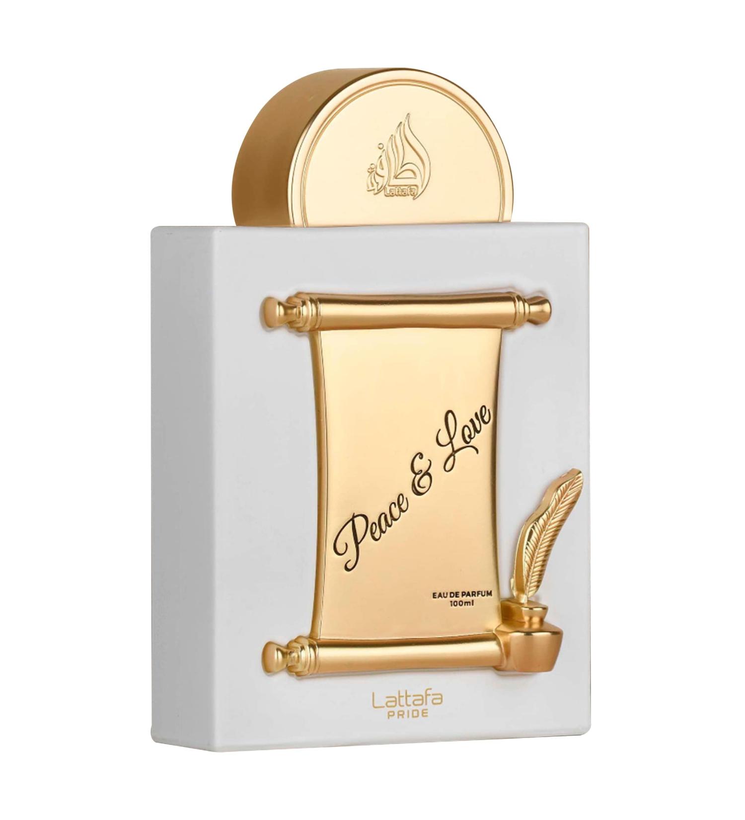 Lattafa Pride Peace & Love for Unisex Eau de Parfum Spray 3.4 Ounce / 100 ml