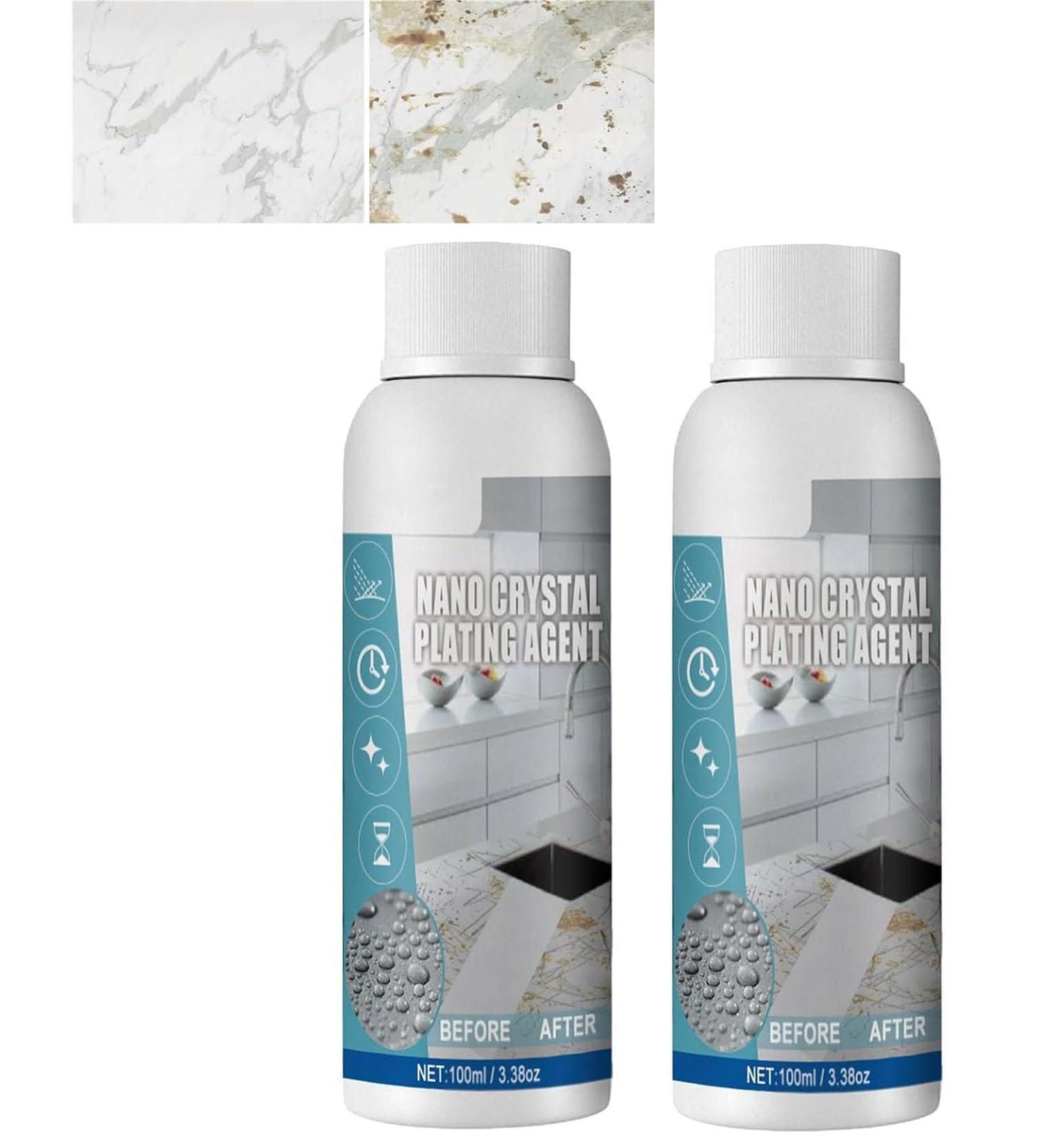 2024 Stone Nano Crystal-Plating Agent Furniture Marble Scratch Repair Refurbishment Agent Marble Long-Lasting Protective Film Stone Cleaner Polishes Stone Stain Remover Cleaner - Buy Online on GoSupps.com