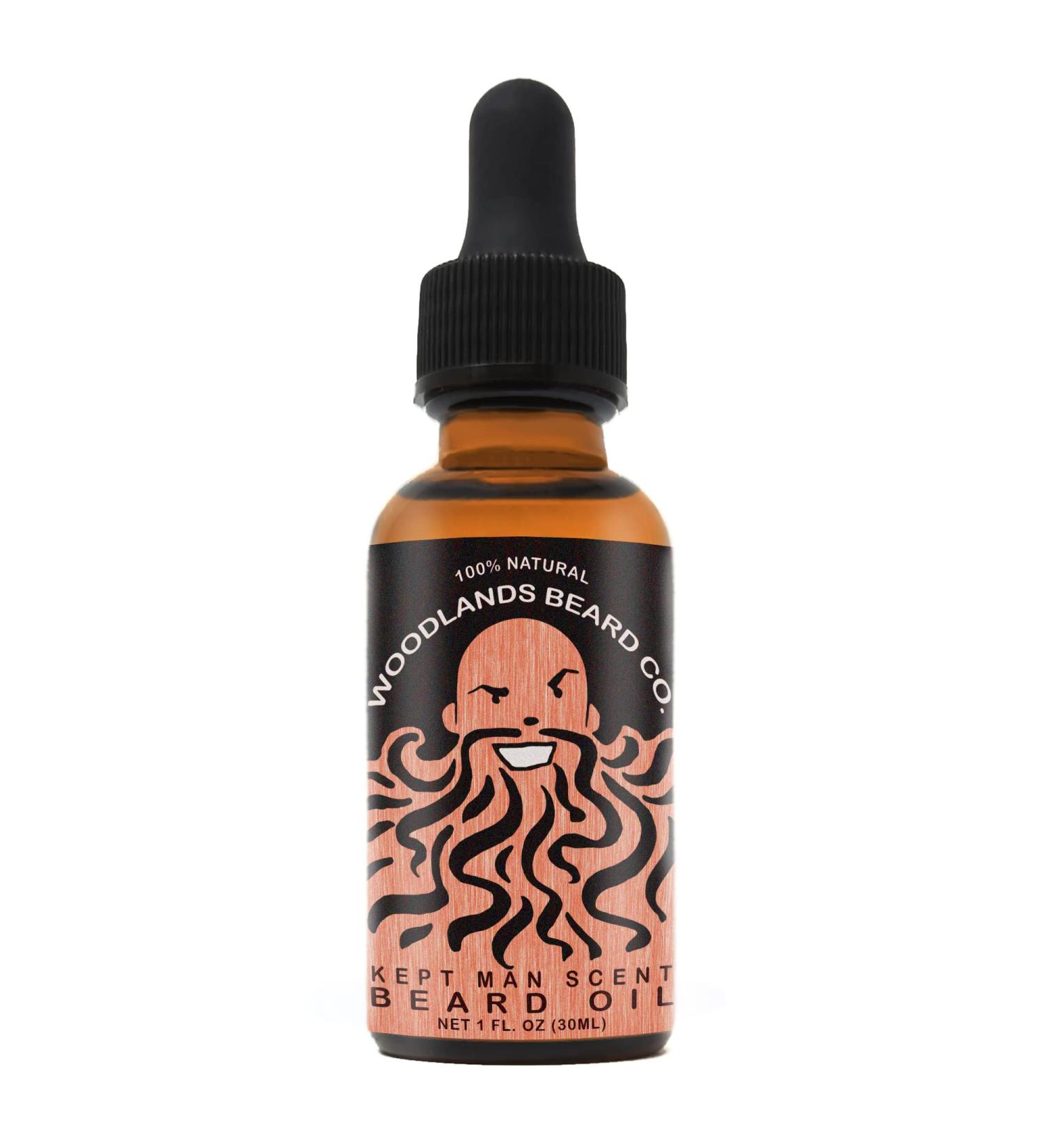 Kept Man Beard Oil - Premium Cedarwood Bergamot & Rose Blend for Groomed Beards | International Shipping - Buy Online on GoSupps.com