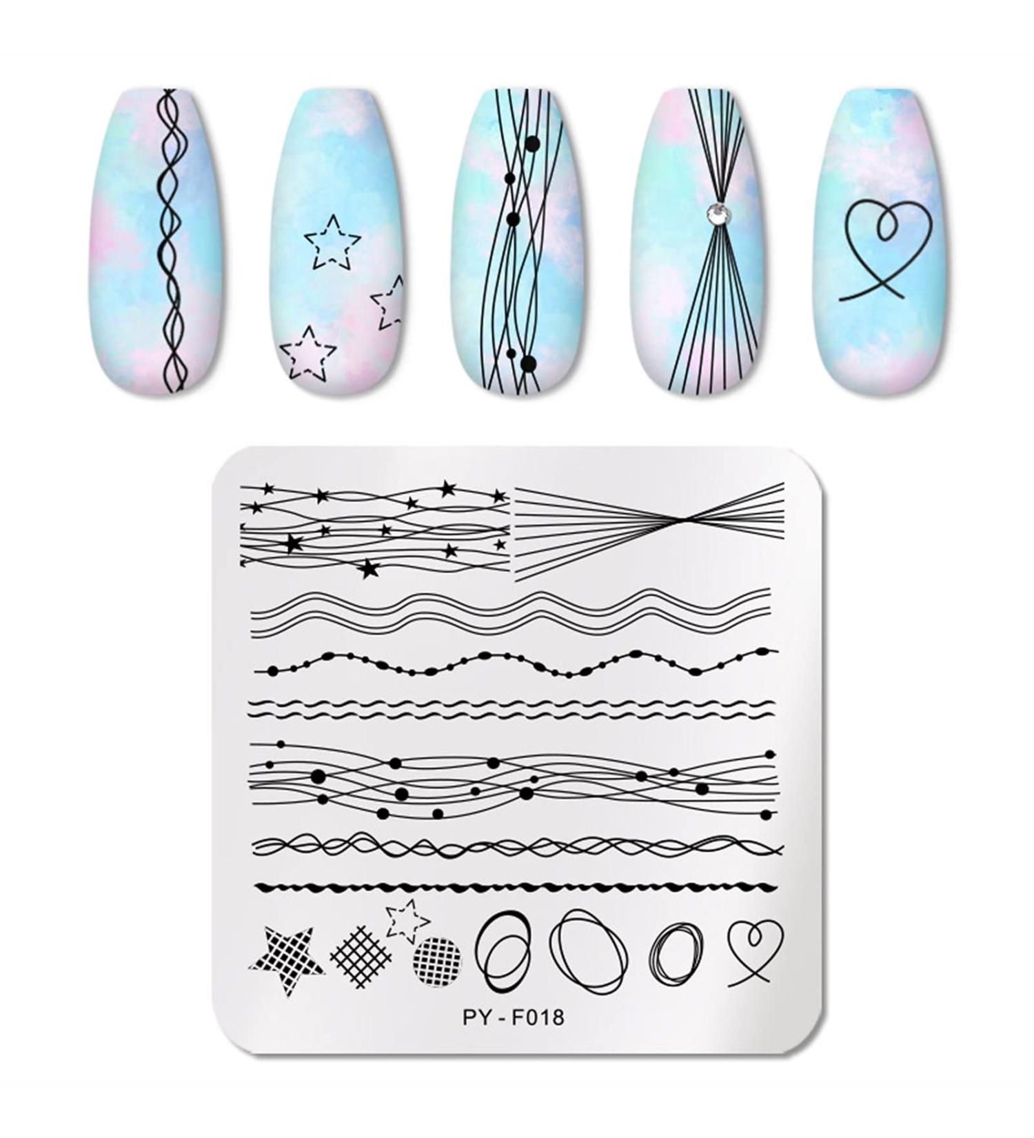 Buy Yzdkj Halloween Nail Stamping Plates - Snowflake Festival Pattern - Stainless Steel Nail Art Stencils - Fast International Shipping - Buy Online on GoSupps.com