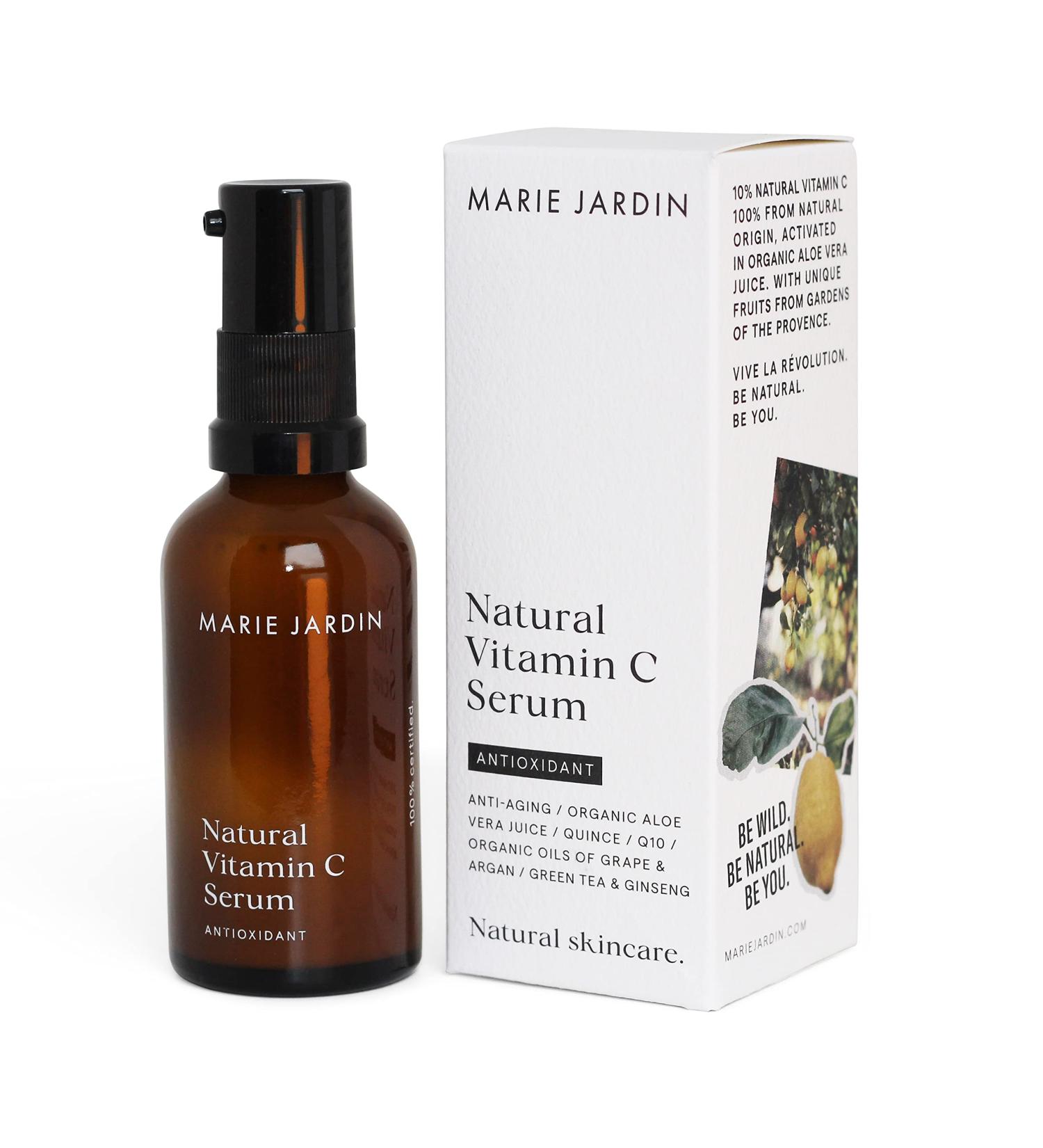 Marie Jardin Vitamin C serum 50 ml on aloe vera antiaging serum natural vitamin C and antioxidants for face neck and d collet 1 - Buy Online on GoSupps.com