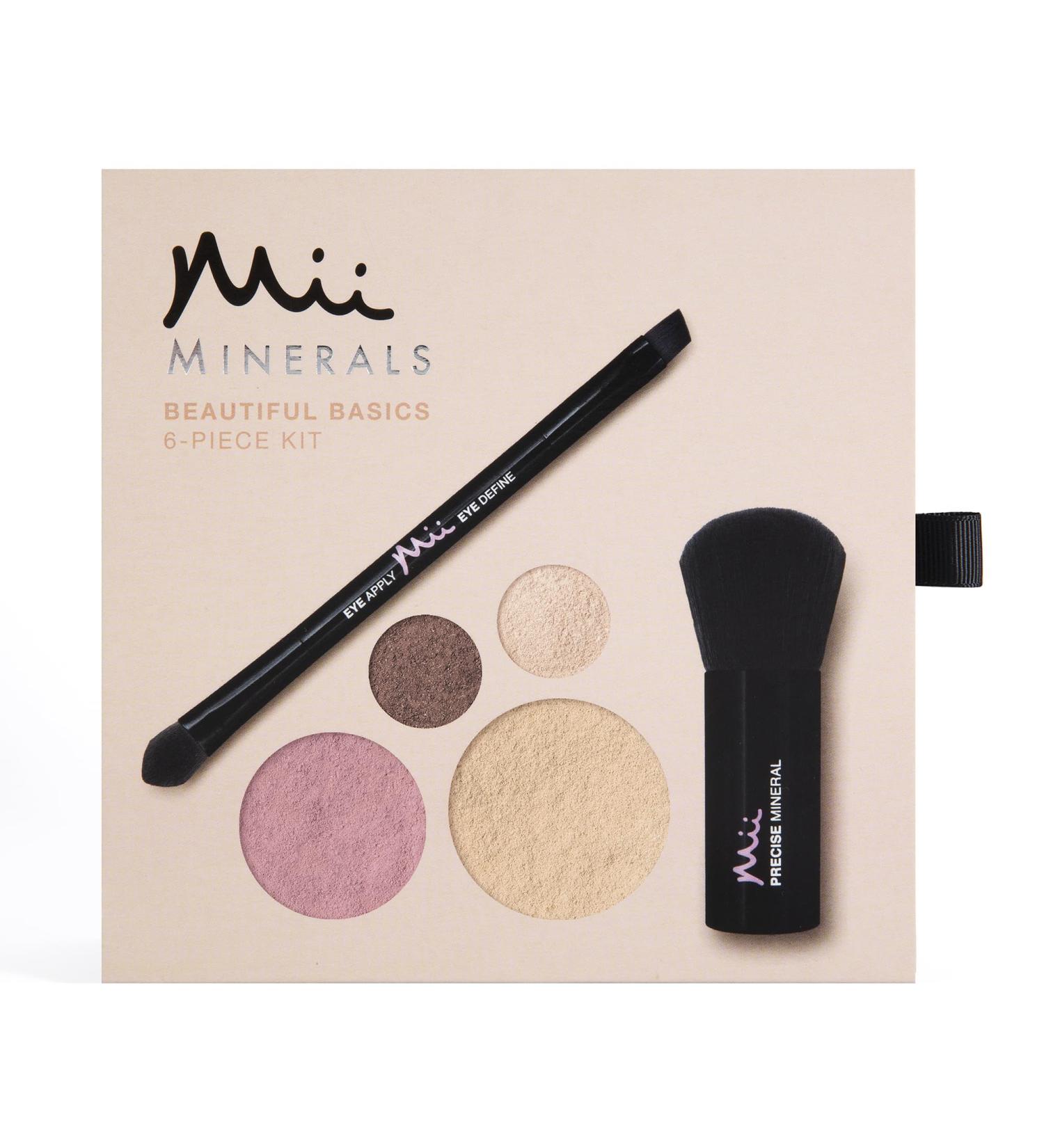 Mii Beauty Basics Cosmetics 100% Mineral Makeup Set for Foundation Eyeshadow Suitable for All Skin Types Ideal for Sensitive Skin - Buy Online on GoSupps.com