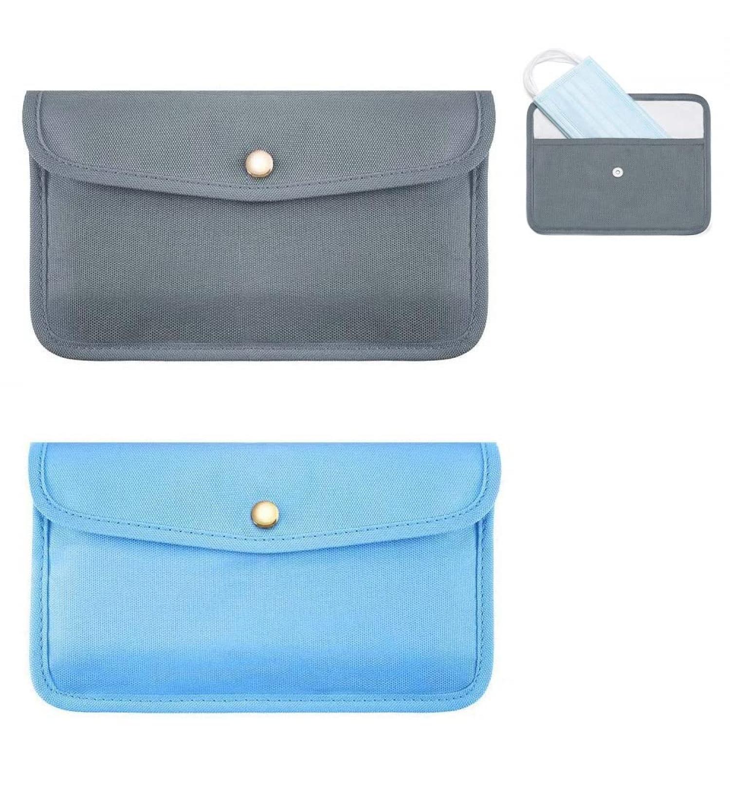 Yomiin Portable Mask Storage Bag | Dustproof & Reusable Case for Mouth Protection Masks - Buy Online on GoSupps.com