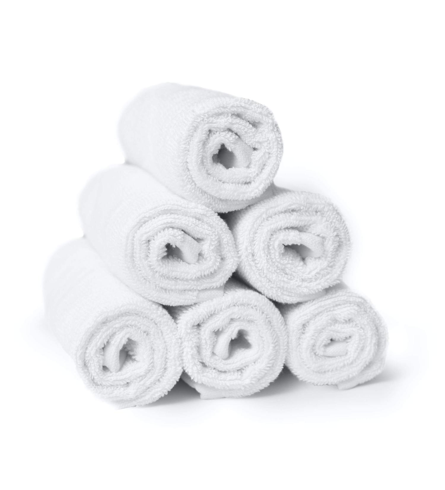 RosenSoft Extra Large Wash Cloths - 16x14 inch, 100% Turkish Cotton, Thick and Absorbent - Set of 6 White Wash Cloths for Body, Face, Hand, Gym, Spa - Fingertip Towels for Bathroom - Buy Online on GoSupps.com