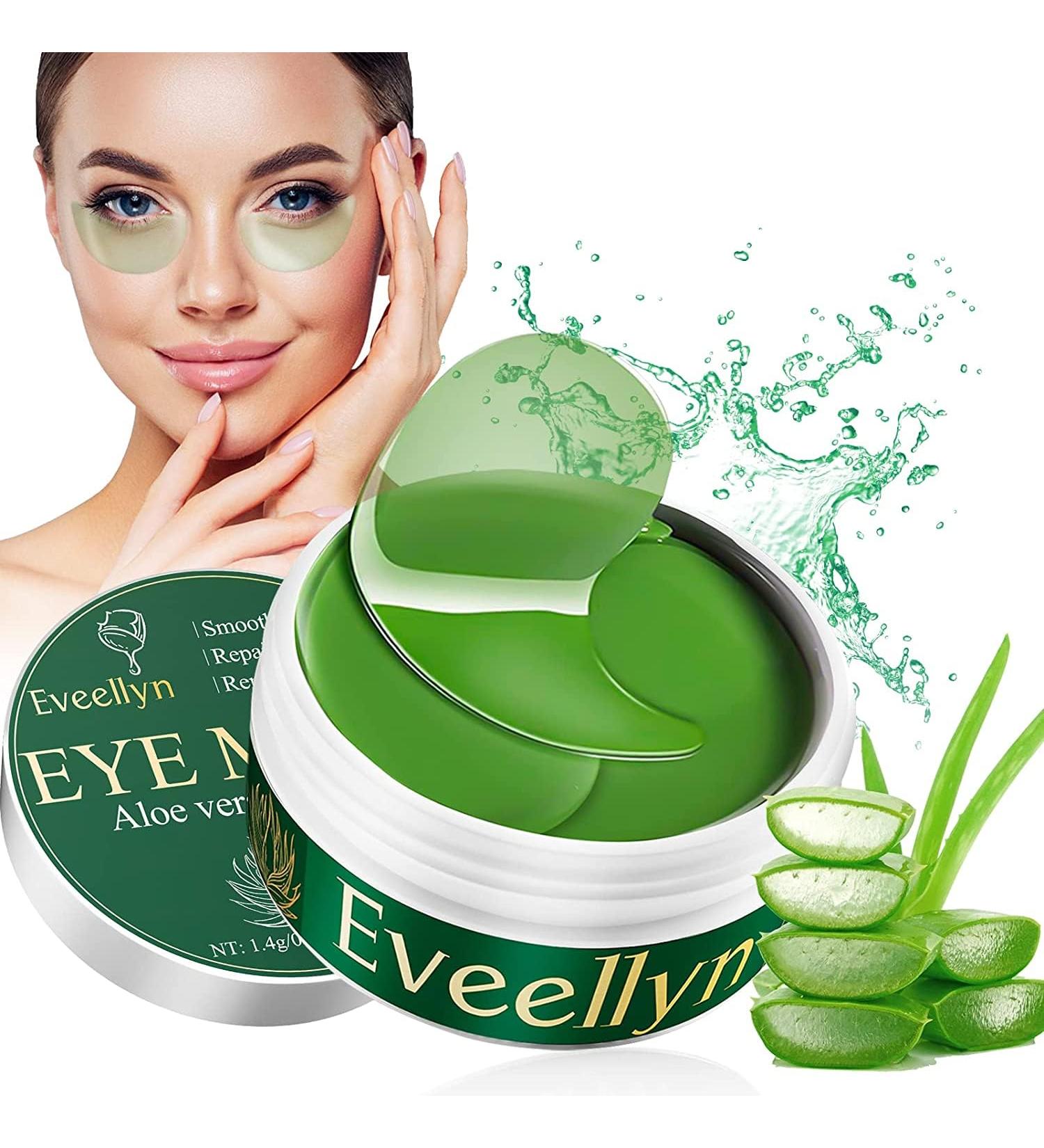 Eveellyn Eye Pads - 30 Pairs Hyaluronic Acid & Collagen Eye Masks for Dark Circles Anti-Aging and Wrinkle Reduction - Buy Online on GoSupps.com