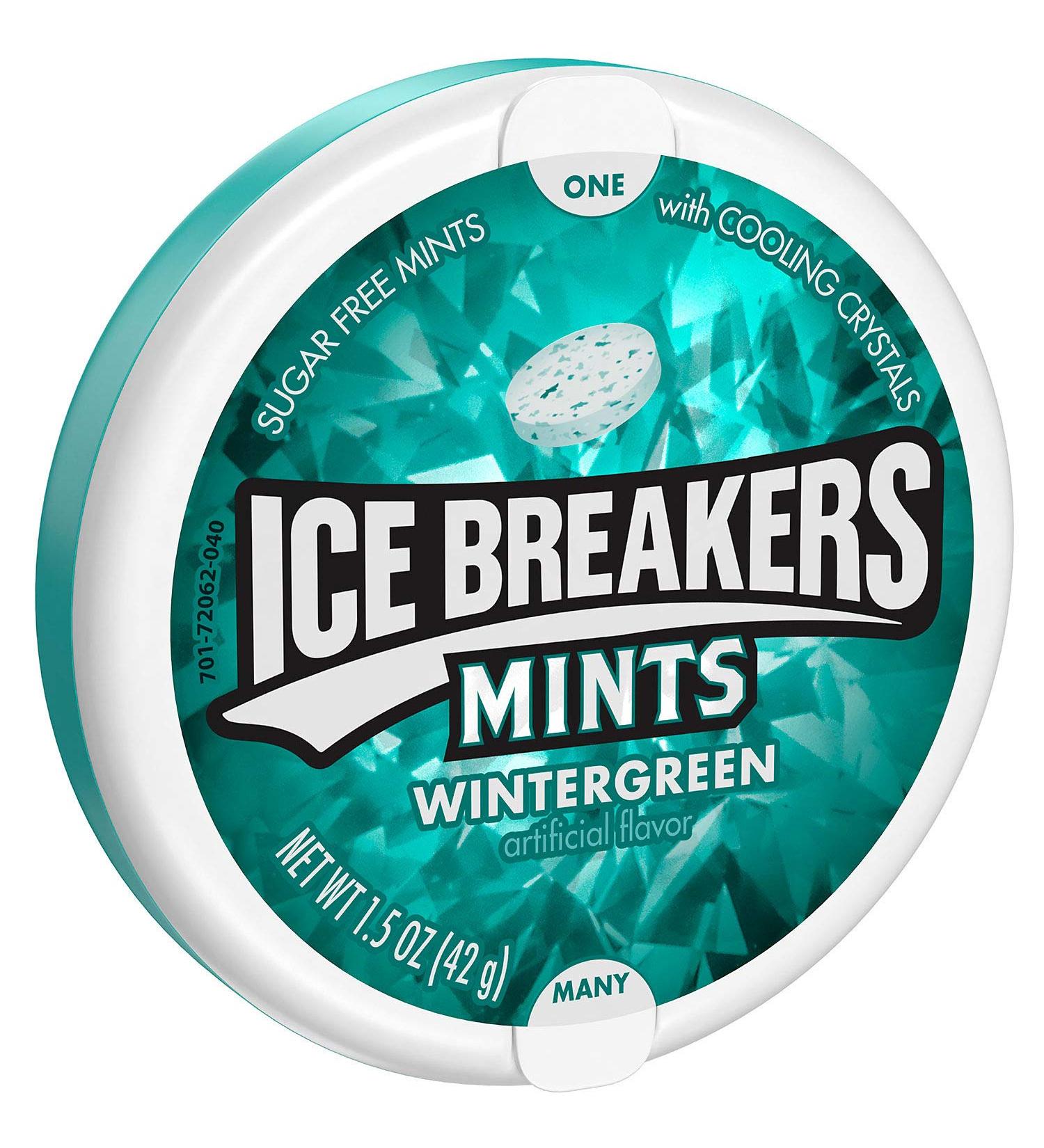 Ice Breakers Wintergreen Mints - Bulk Pack of 8 - Buy Online on GoSupps.com