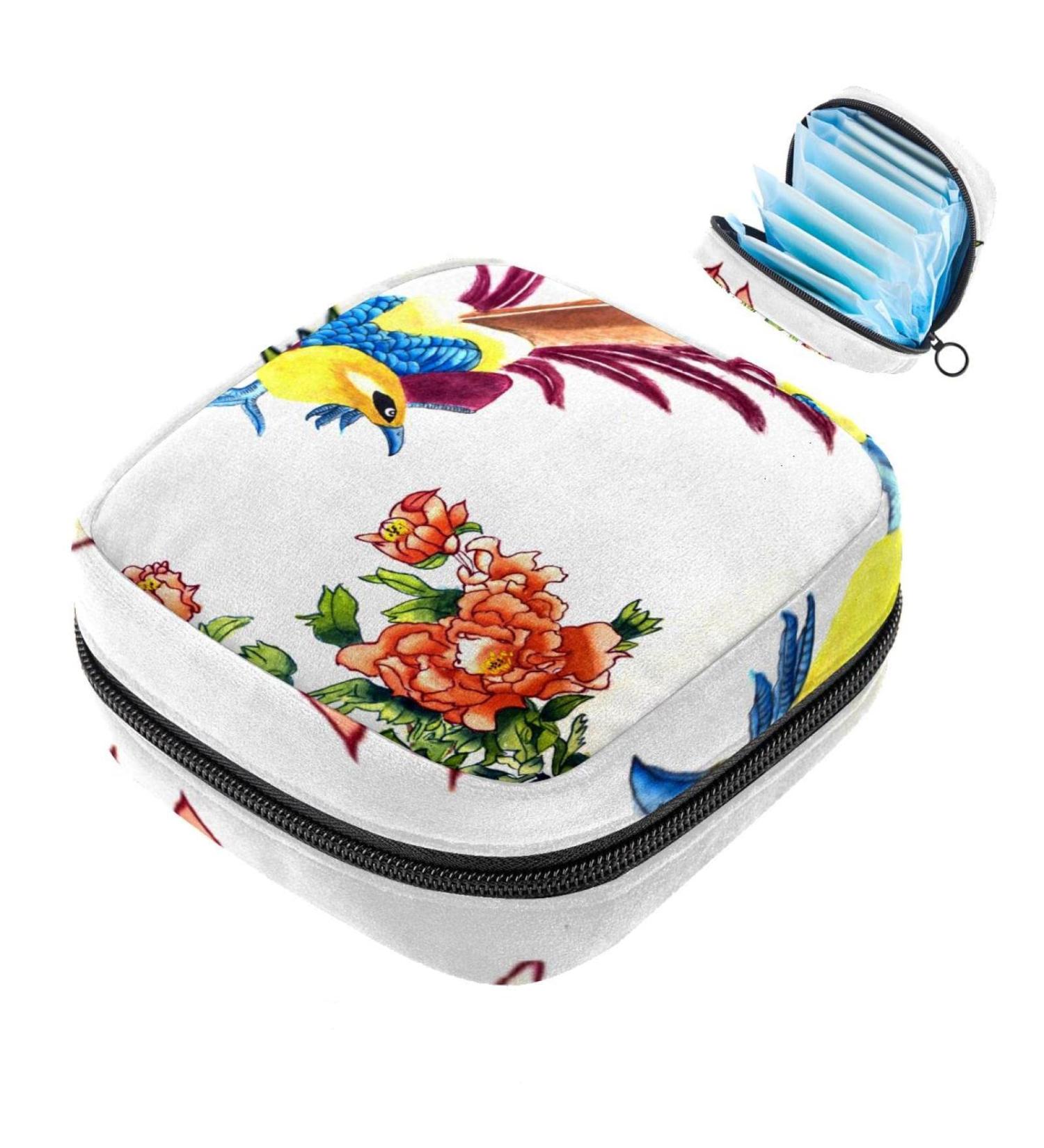 Women s Napkin Storage Bag - Portable Floral Storage for Menstrual Cups & Tapes | First Period Essentials - Buy Online on GoSupps.com