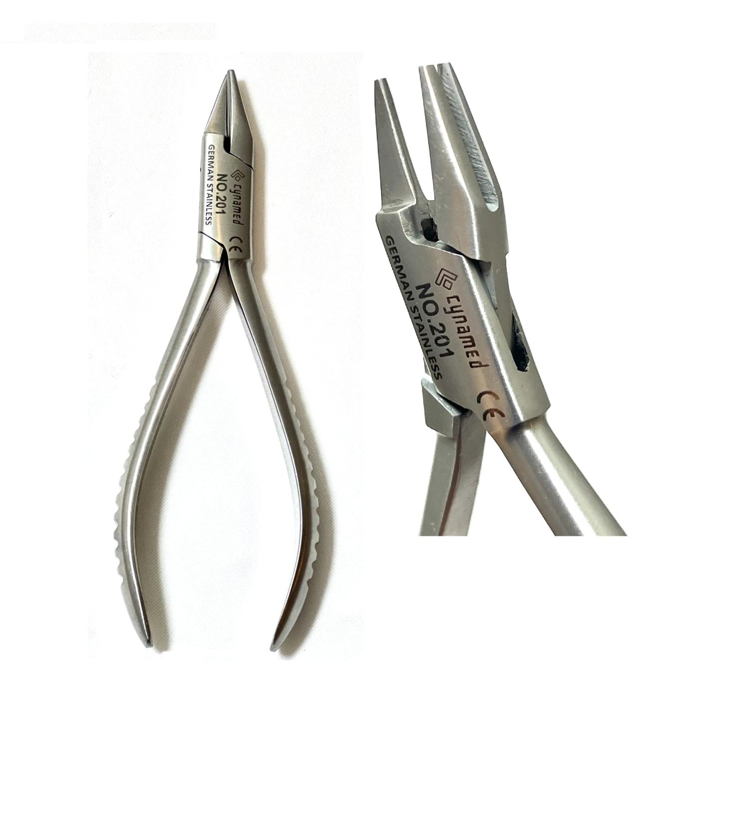Premium German Stainless Orthodontic Aderer 3 Prong Dental Wire Bending Plier - Priple Beak Lab - Buy Online on GoSupps.com