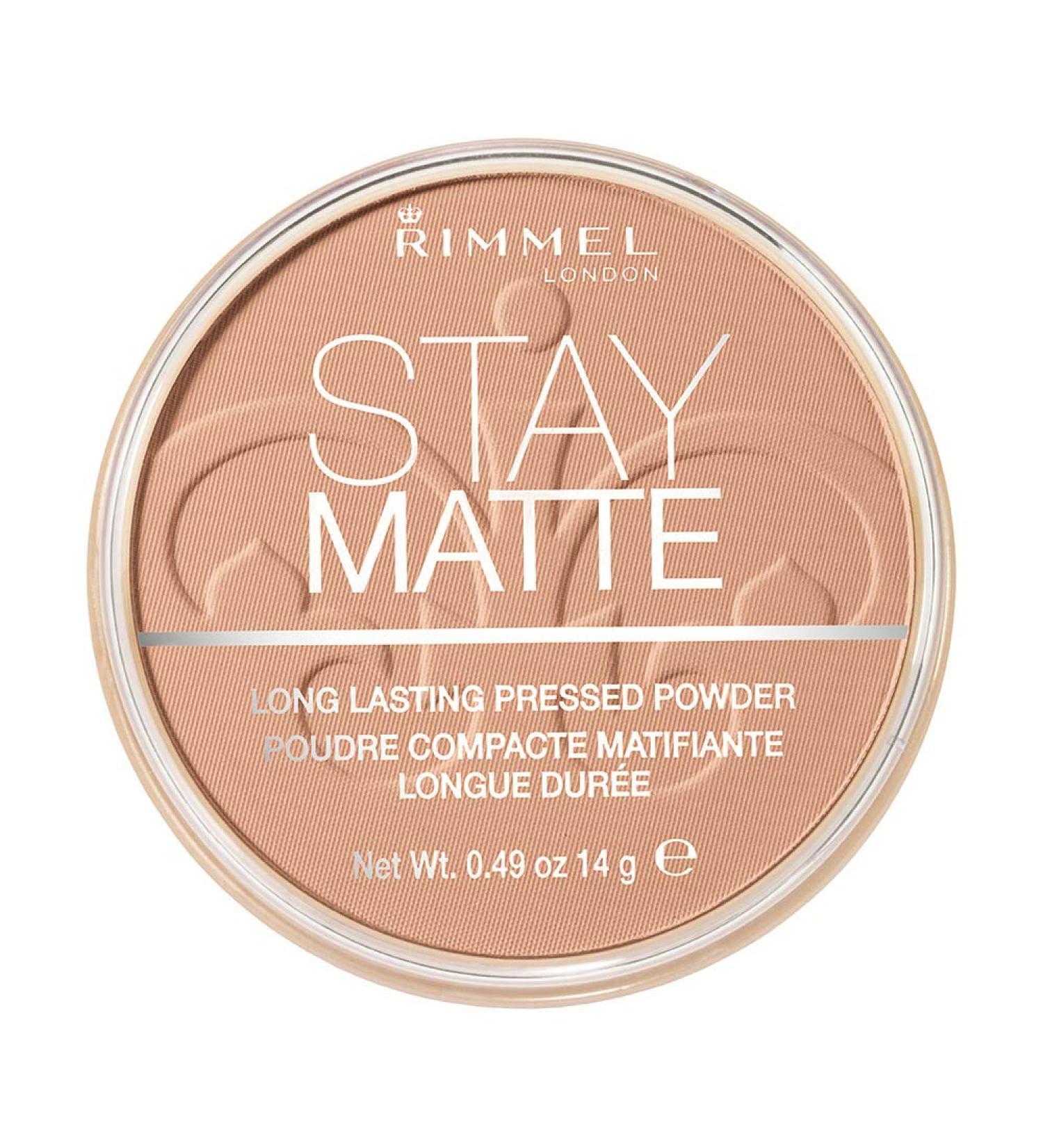 Rimmel Stay Matte Pressed Powder - 010 Warm Honey | Oil-Control Face Powder - Buy Online on GoSupps.com