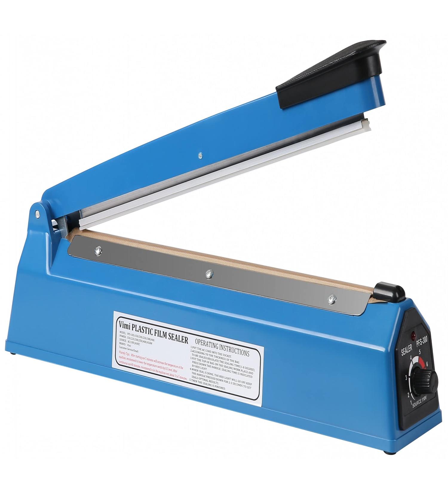 8 Inch Manual Impulse Heat Sealer for Plastic Bags - Includes Extra Replace Element Grip - PE PP Bags Sealing Machine - Buy Online on GoSupps.com