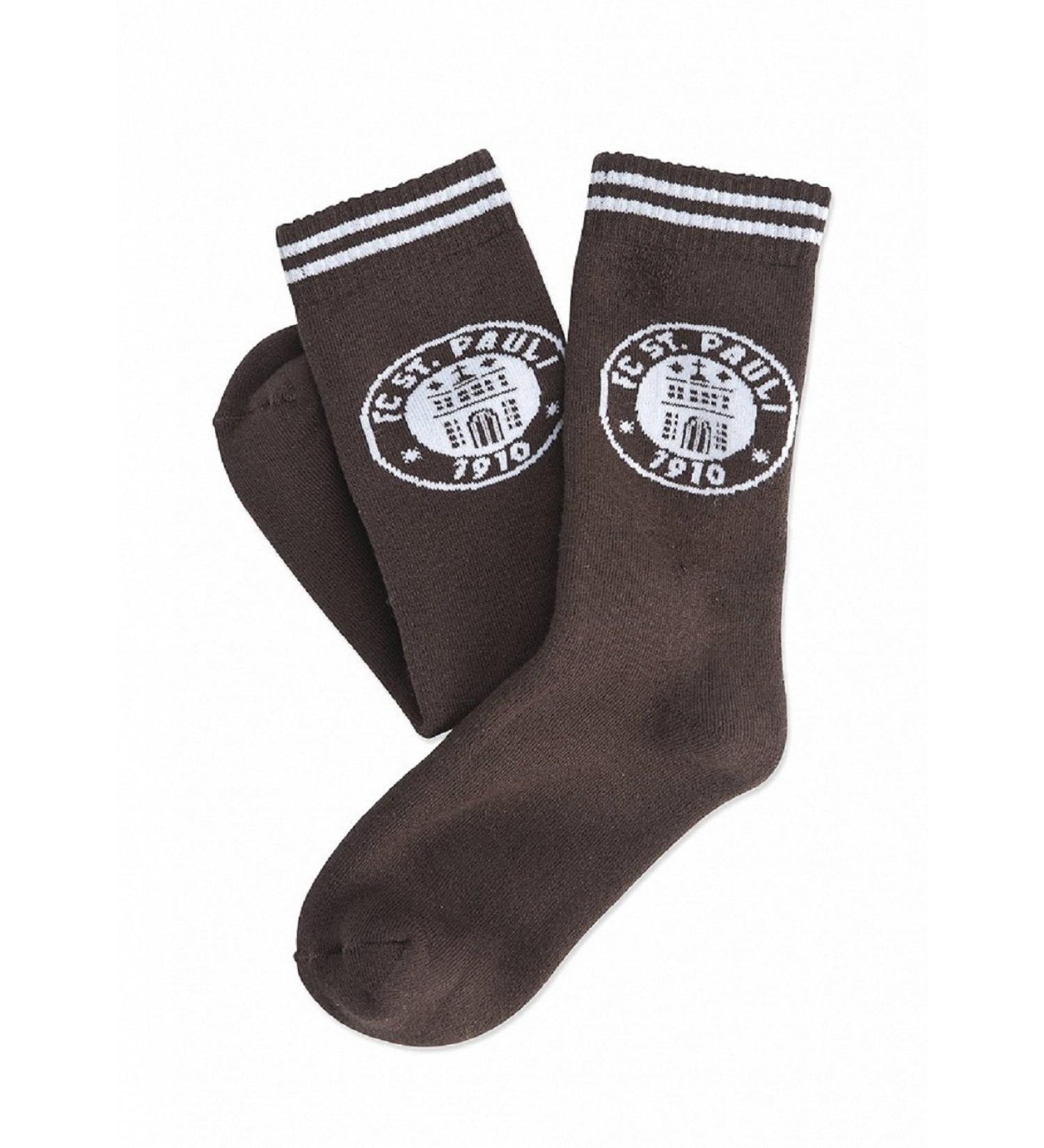 FC. St. Pauli Logo Socks (39-42 brown)