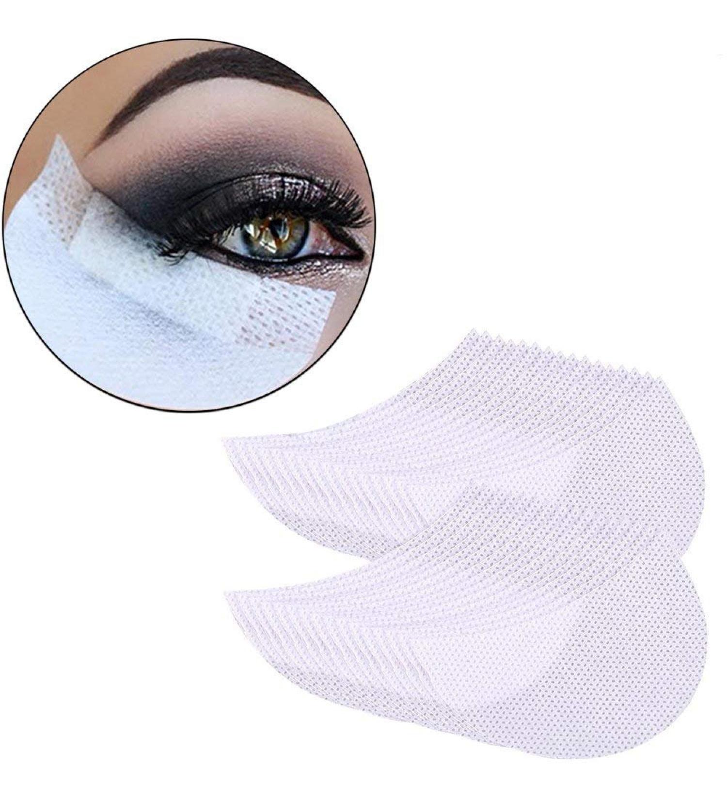 CENFRY 100pcs Disposable Eyeshadow Shields with Under Eye Gel Pads for Eyelash Extensions and Lip Makeup - Buy Online on GoSupps.com