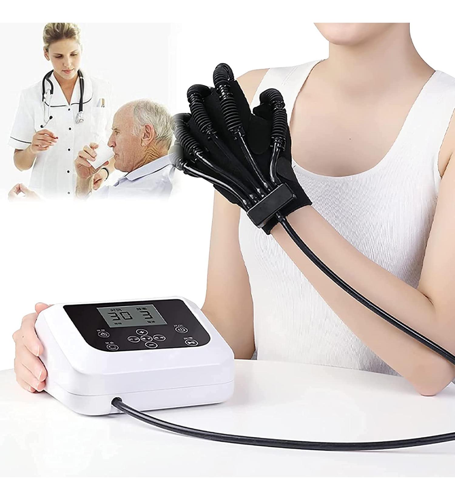 ZZBB Rehabilitation Robot Gloves Rehabilitation Robot Finger Orthoses Stroke Hand Splint Manual Training Prevent Stiffness in Stroke Finger Left Medium