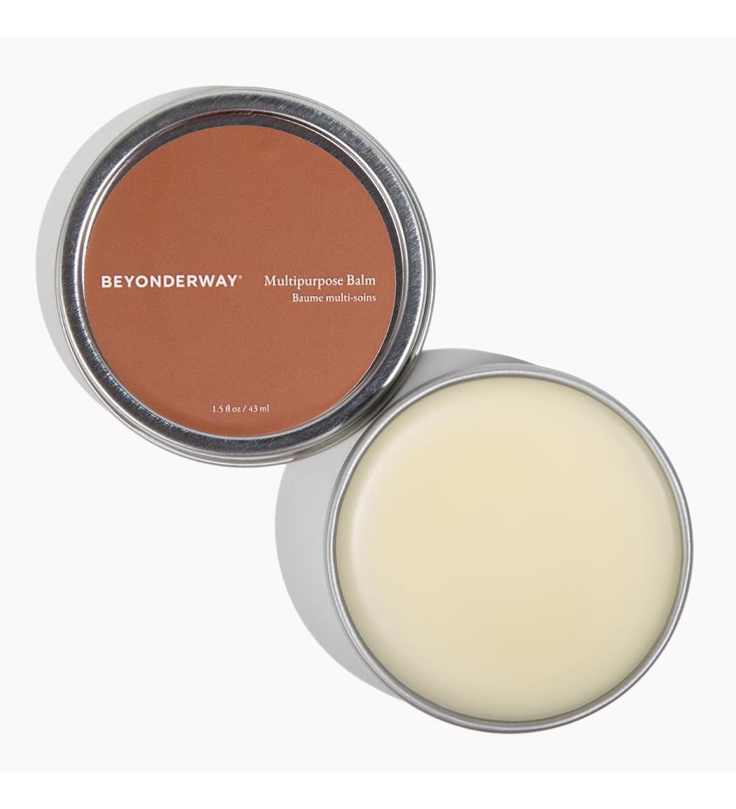 BEYONDERWAY Multipurpose Balm - Essential Oil Blend of Helichrysum Frankincense Petitgrain & Lavender - Antioxidant Repair Travel-Size 1.5oz - Cruelty-Free Intensive Skin Care Treatment - Buy Online on GoSupps.com