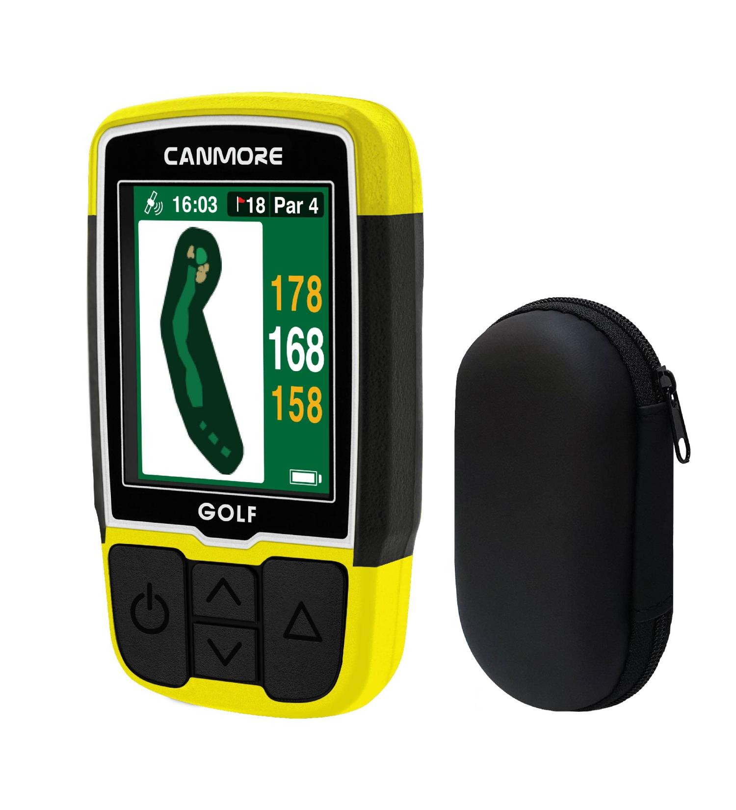 Canmore HG200 Plus Golf GPS & Case - 41 000 Pre-Installed Courses Easy-to-Read Color Water-Repellent Design - Buy Online on GoSupps.com