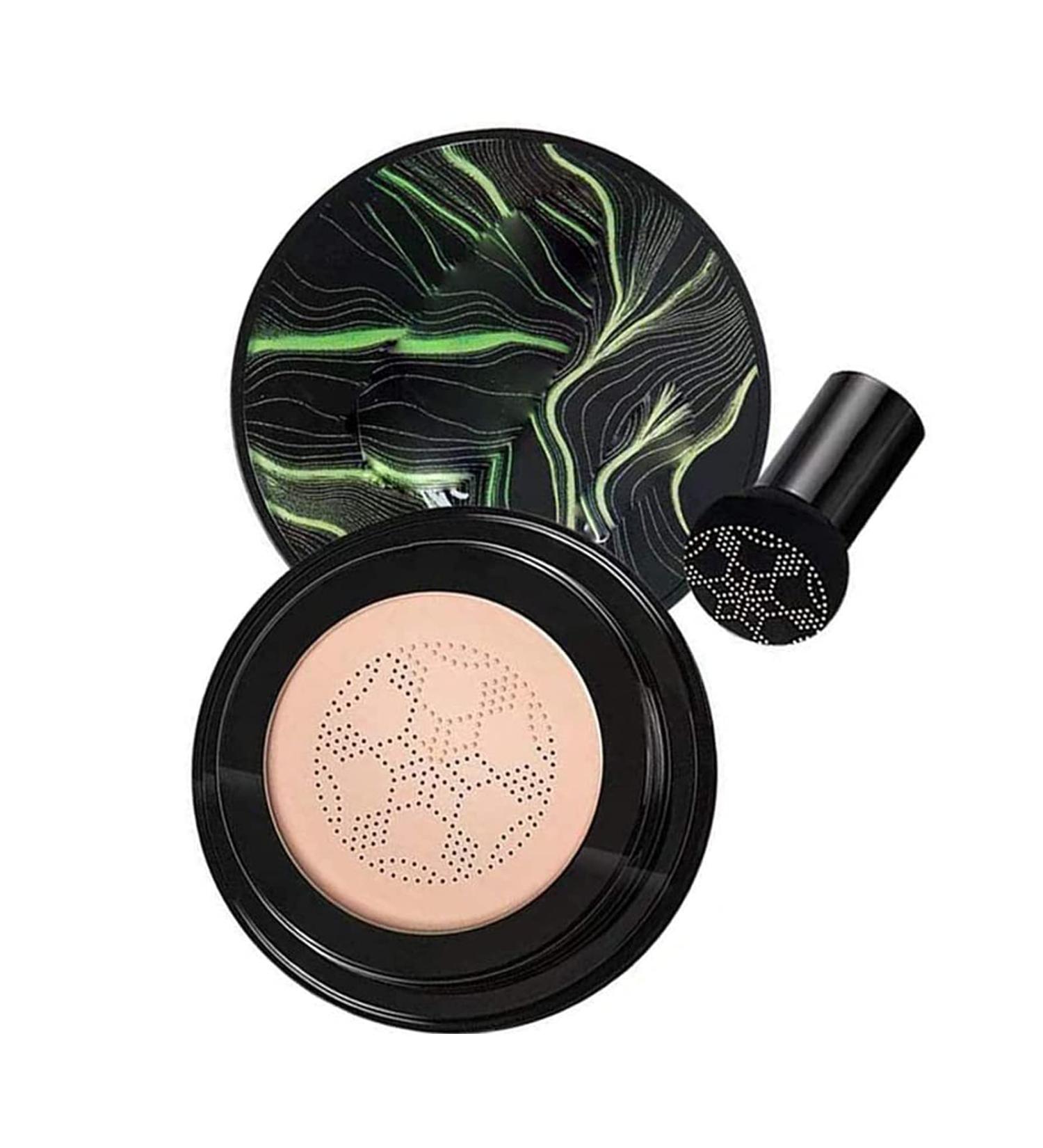 Mushroom Head Air Cushion CC Cream Foundation Moisturizing Concealer BB Cream Face Foundation Makeup Full Coverage Pores Creating A Shiny and Flawless Appearance (B Natural Color) - Buy Online on GoSupps.com