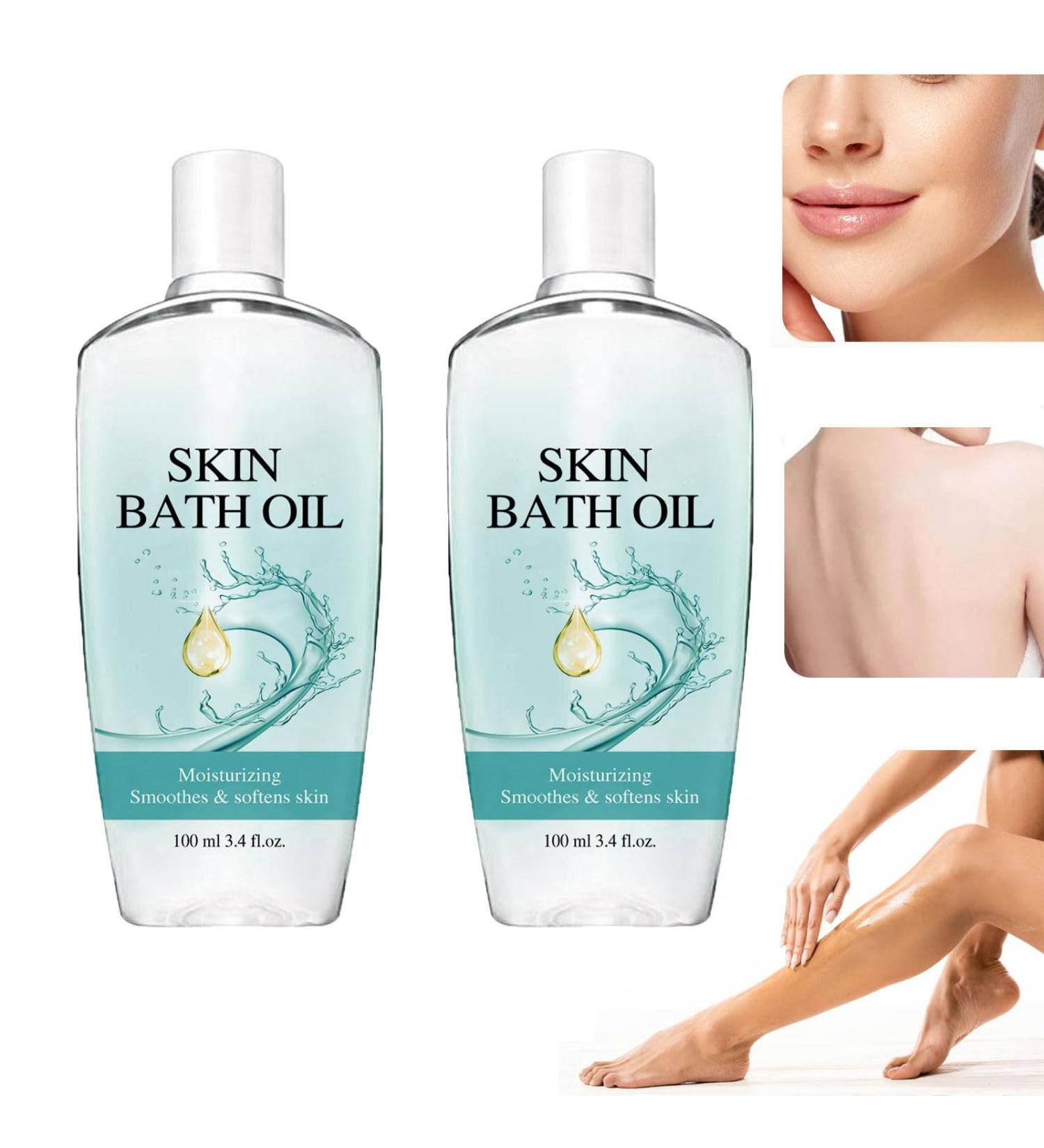 Skin Bath Oil So Soft & Sensual Skin Moisturizing Smoothes and Softens Skin Soft Luxurious Hydrating Body Oil with Essential Oils for Silky Smooth Skin (2Pcs) - Buy Online on GoSupps.com
