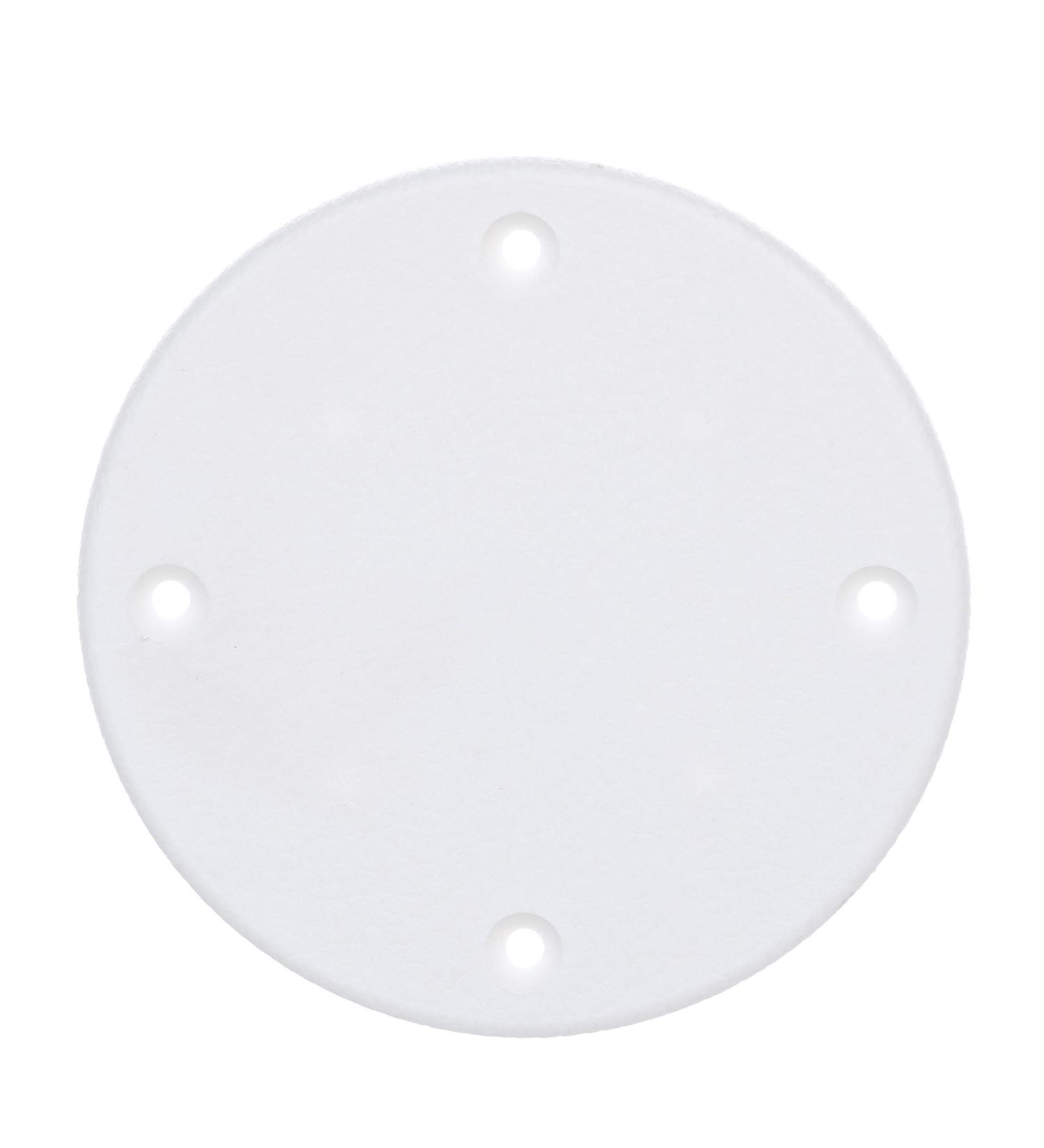 Seachoice Marine Boat Cover Plate  Arctic White  4-1/8 in. Outer Diameter - Buy Online on GoSupps.com