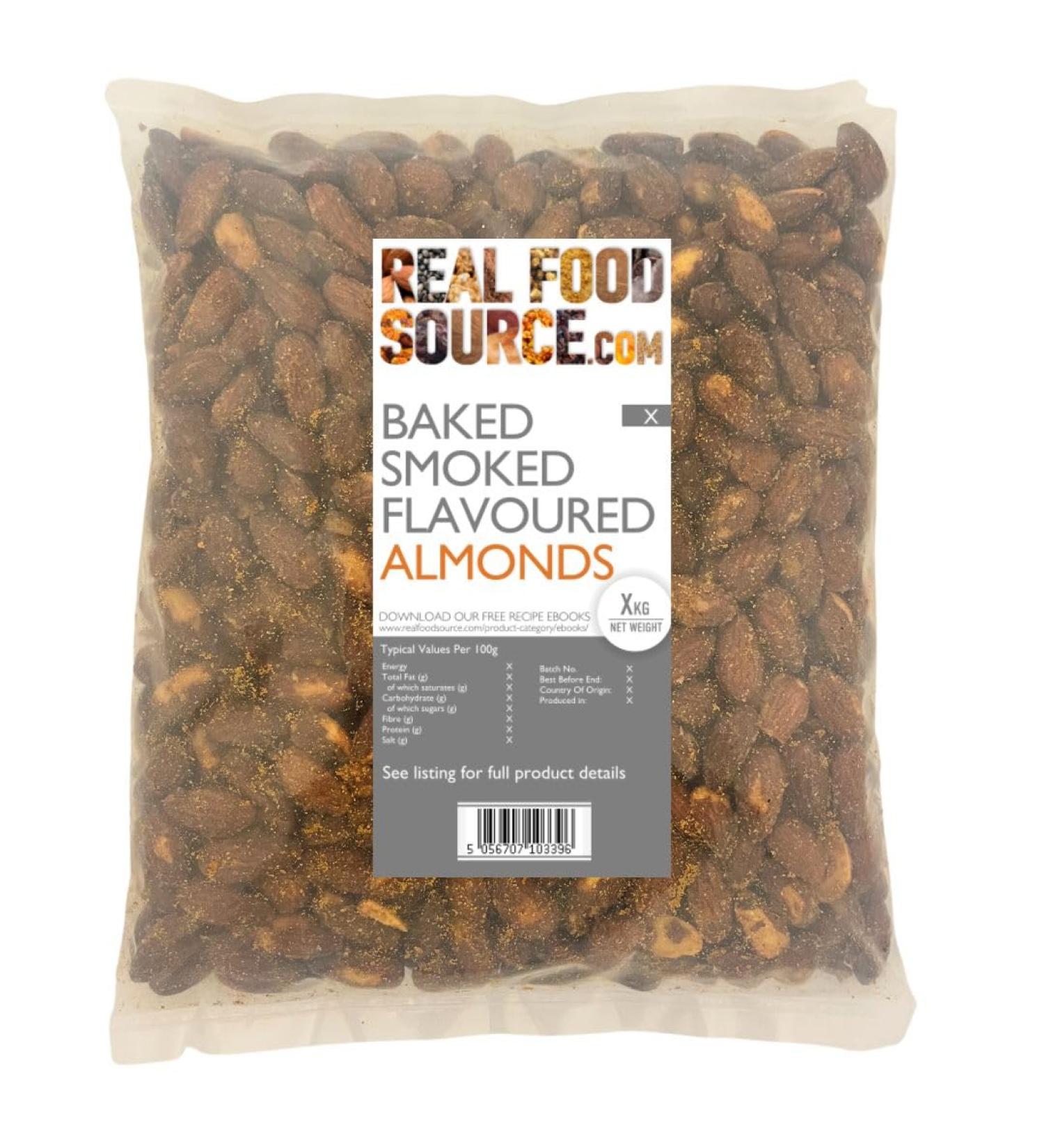 Baked Smoked Flavoured Almonds 250g