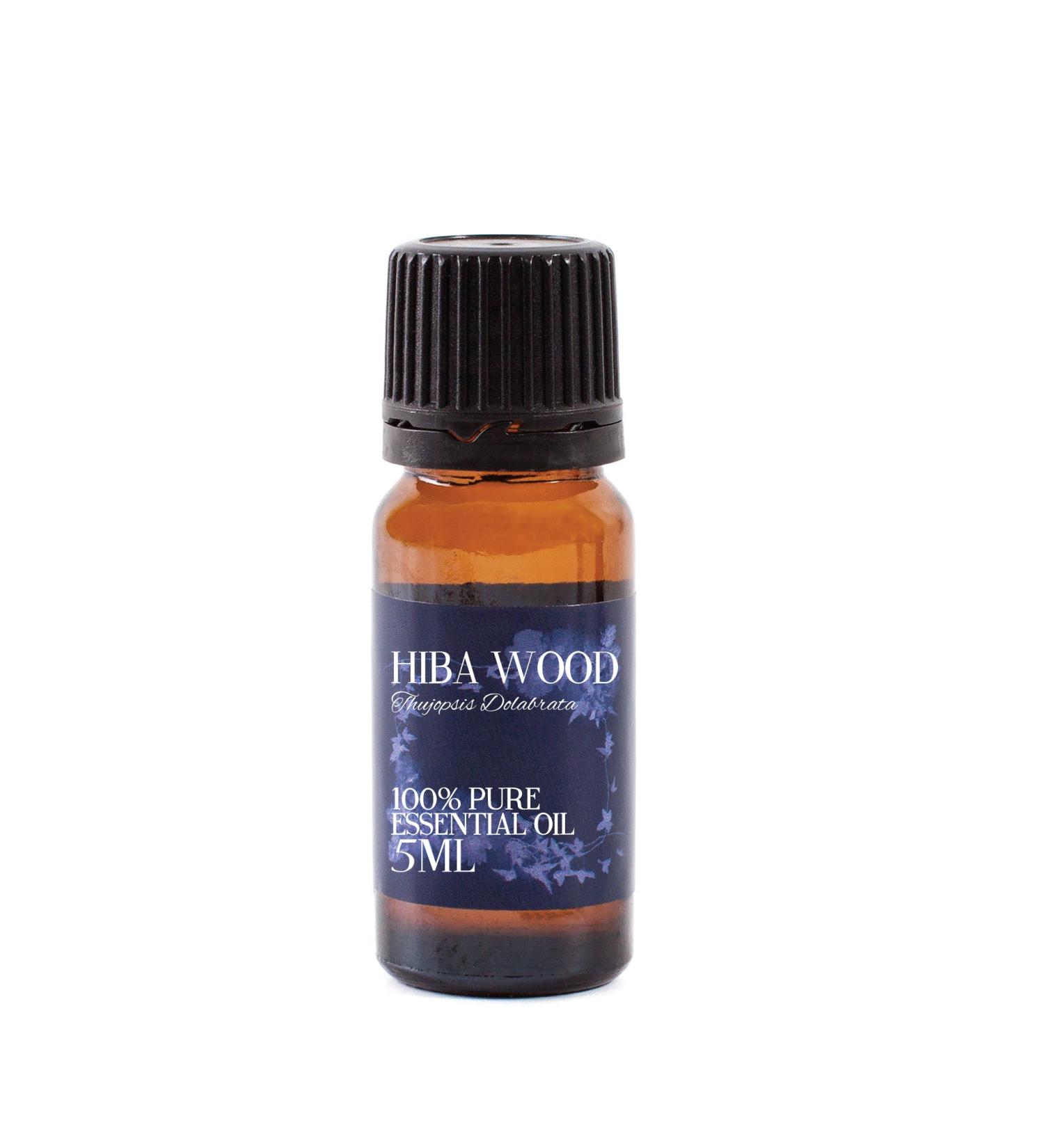 Mystic Moments |Hiba Wood essential oil 5ml - pure & natural oil for diffusors aromatherapy and massage mixtures of vegan GVO