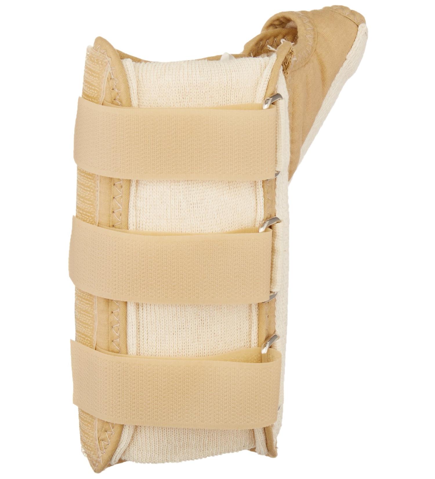 Rolyan 50166 D-Ring Wrist & Thumb Spica Splint for Left Hand - Small Size | International Shipping Available - Buy Online on GoSupps.com