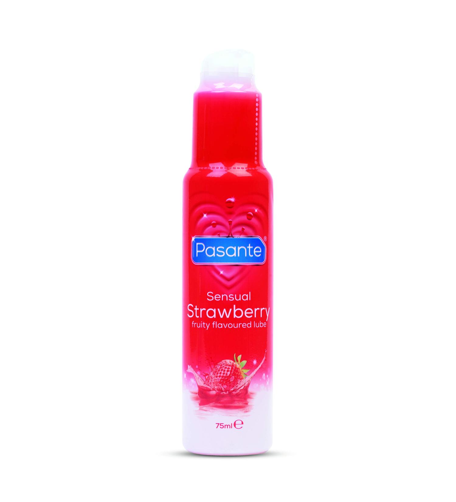 Pasante Wild Strawberry Flavoured Lube - 1 x 75 ml Bottle - Buy Online on GoSupps.com