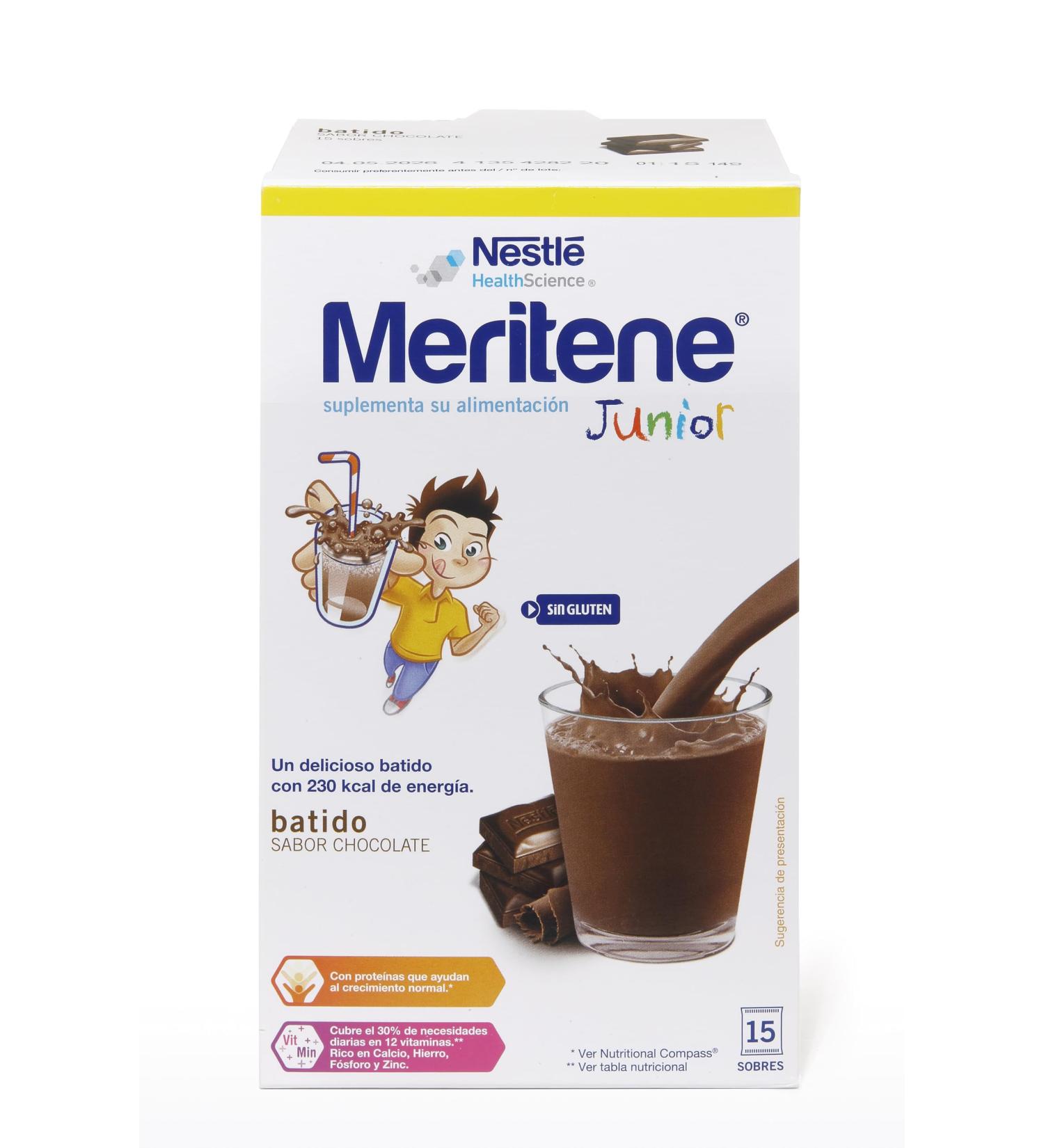  MERITENE Meritene Junior Chocolate 15 Sachets 30g - Buy Online on GoSupps.com