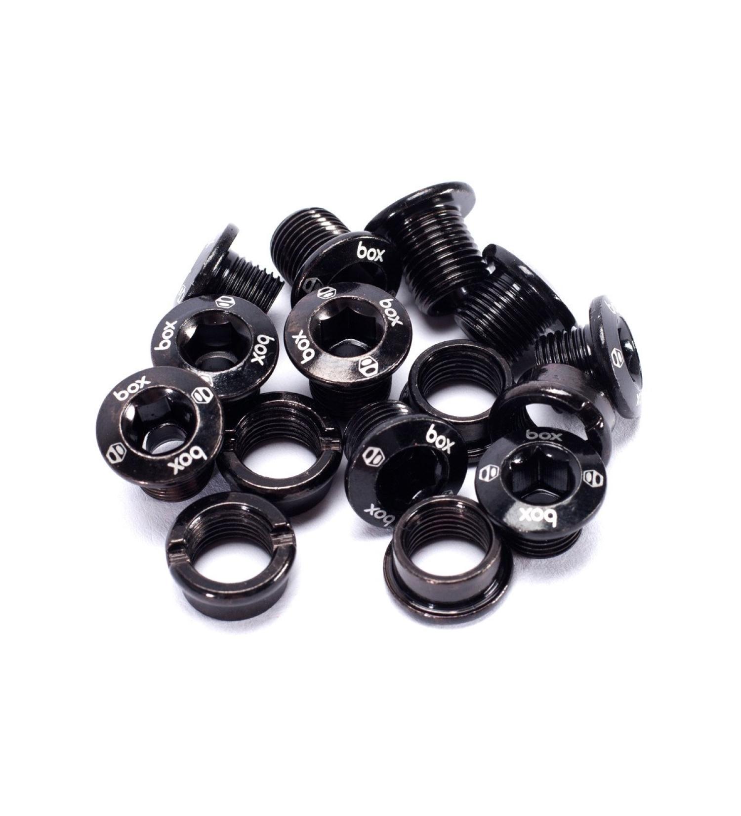 BOX COMPONENTS Spiral Chainring Bolt Kit Black