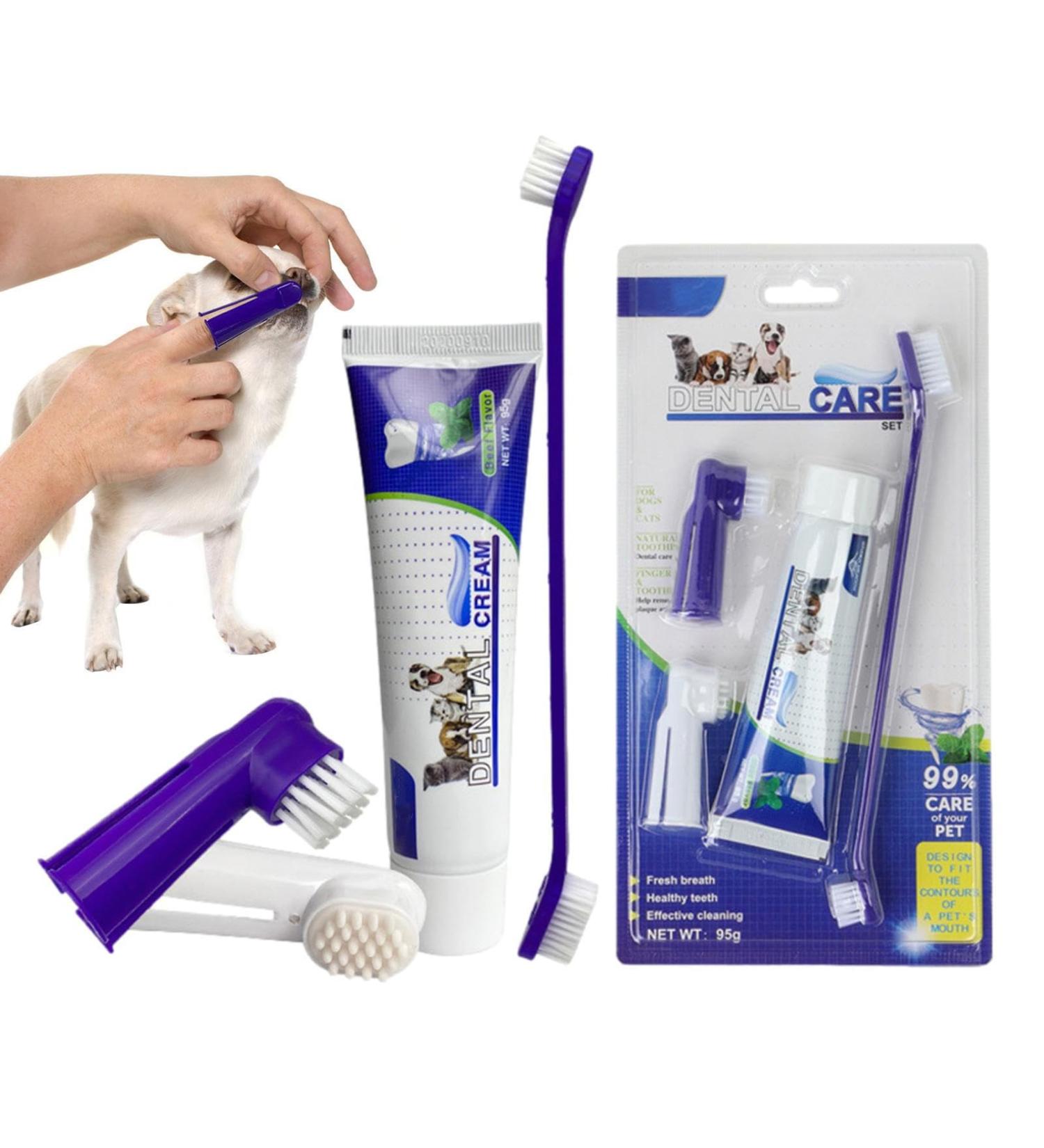 Rosixehird Catznock Brush Essential Puppy & Kitten Toothbrush & Toothpaste for Healthy Smiles | Pet Supplies for Home Clinics and Shelters - Buy Online on GoSupps.com