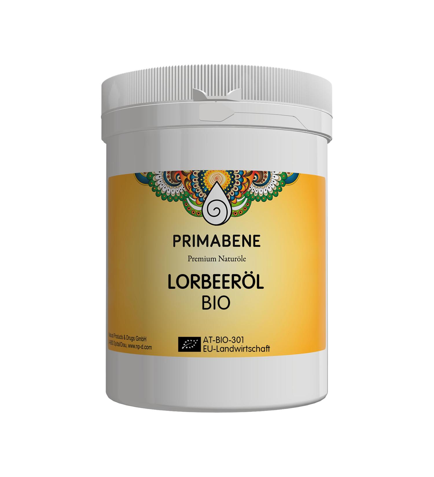  PRIMABENE Organic laurel oil - Dark green oily oil (Laurus Nobilis (Laurel) fruit oil) from the true laurel tree - Natural - For soap making and Aleppo hoof care (1 x - Buy Online on GoSupps.com