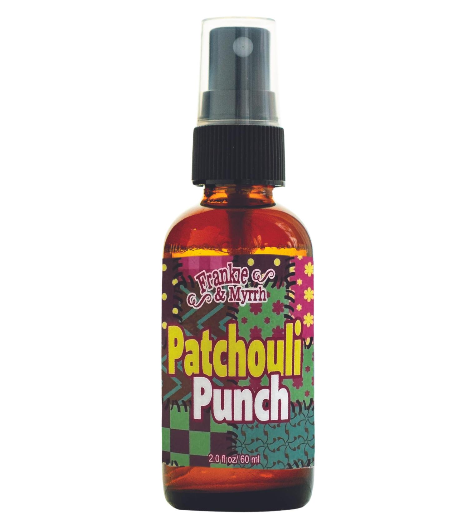 Frankie & Myrrh Patchouli Punch | Intense Freshwater Patchouli Spray for Ultimate Groovyness 2 Fl Oz | Packed with Fun Extras - Buy Online on GoSupps.com