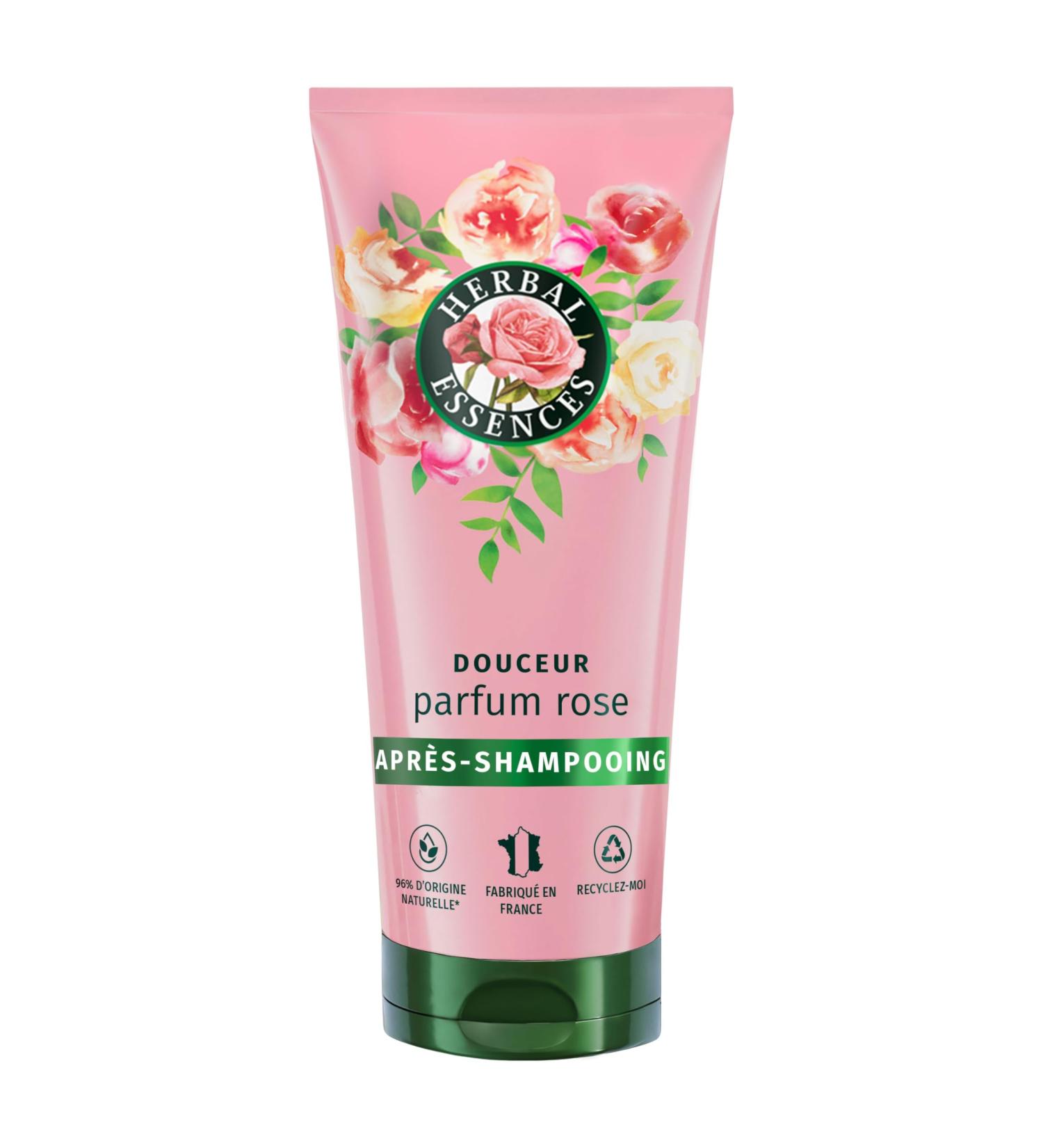 Herbal Essences Gentle Conditioner Rose Scent 200ml Helps Make Dry Hair Silky Naturally Derived Ingredients and Rose Essence Vegan and Cruelty Free - Buy Online on GoSupps.com